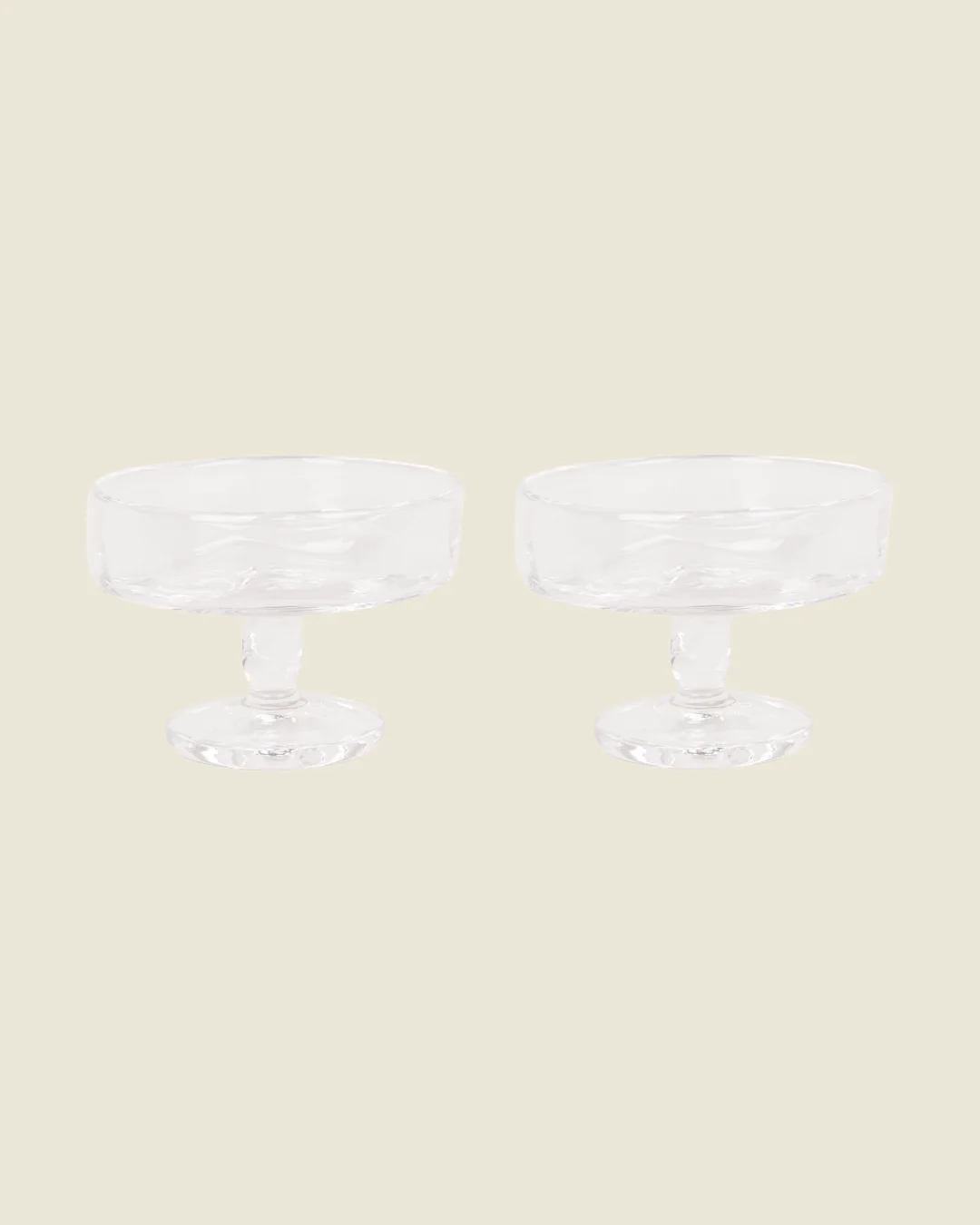 0405 Glass | Stem Glass | Wide | Set of Two