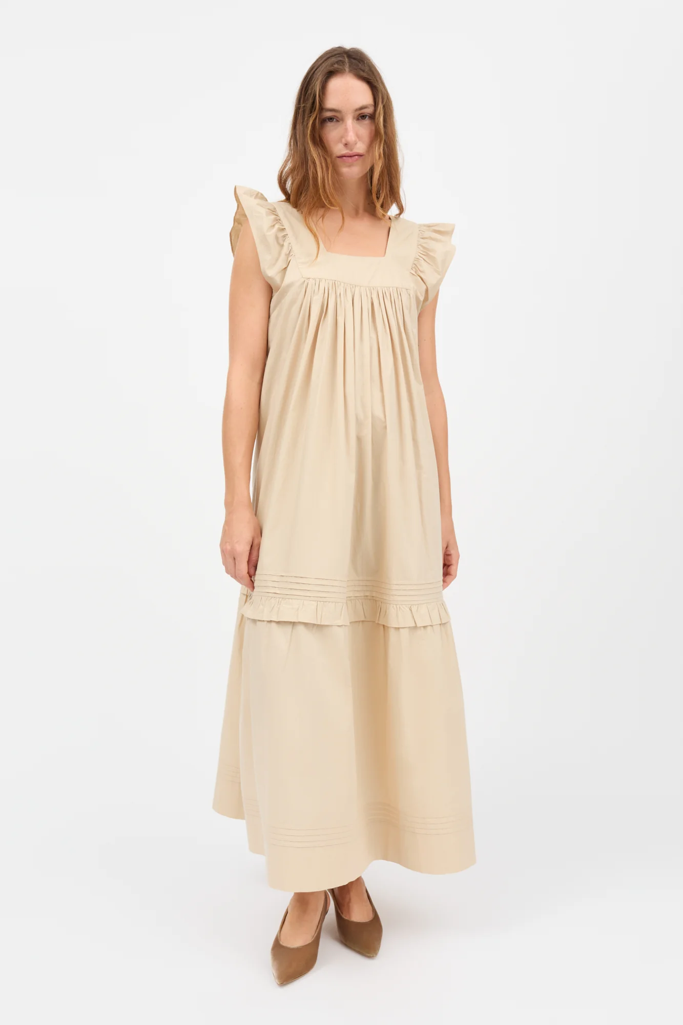 Alina Dress | Soft sand - Image 2