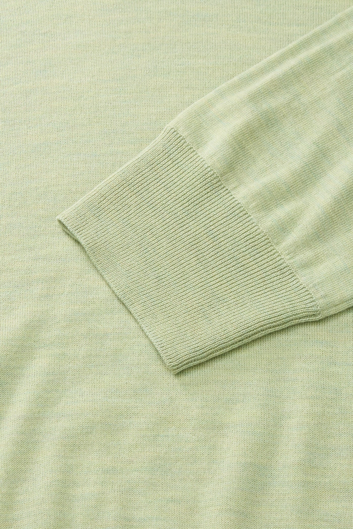 Amara O-Neck Jumper | Light Green Mélange - Image 5