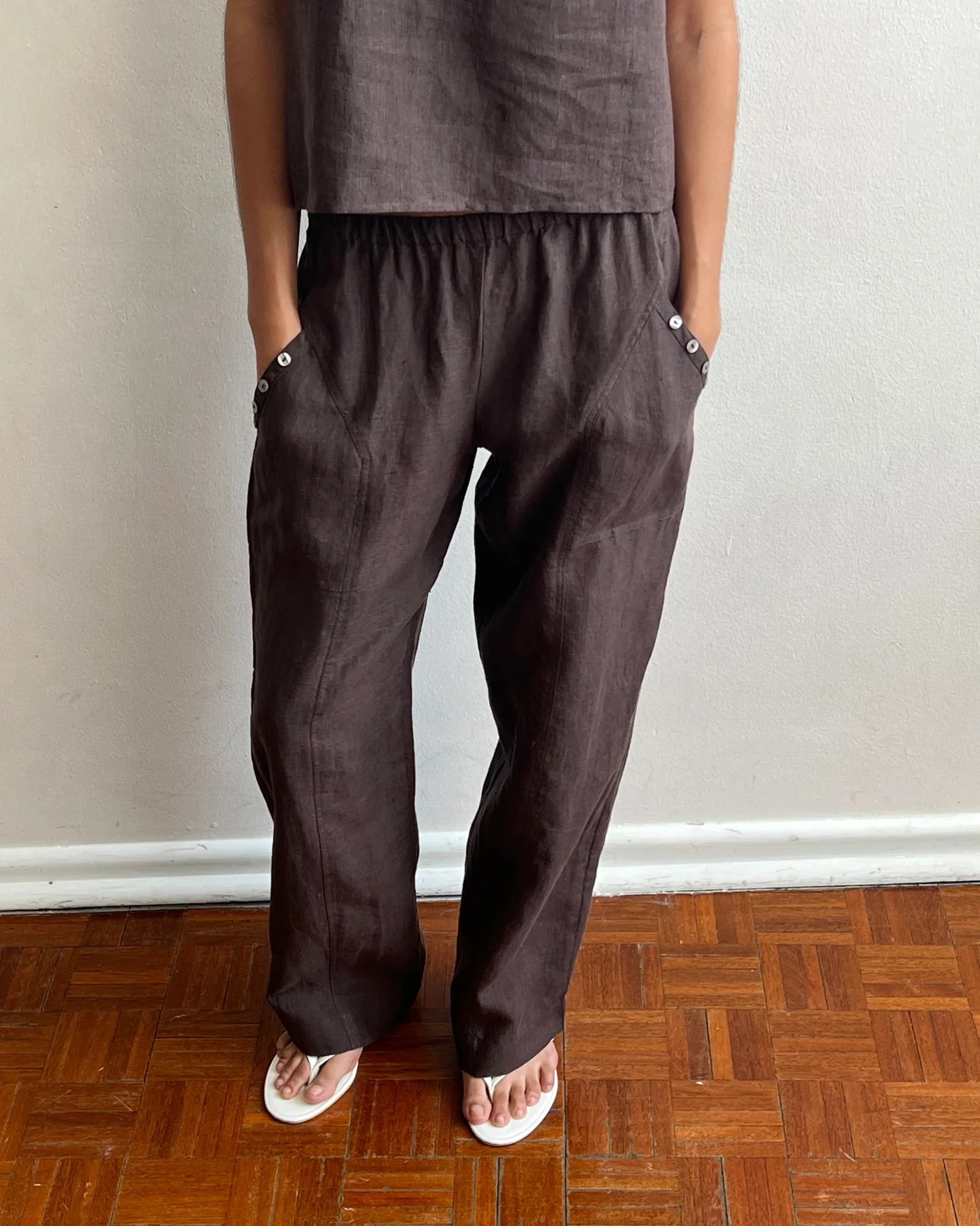 Angle Pocket Pant | Bark - Image 3