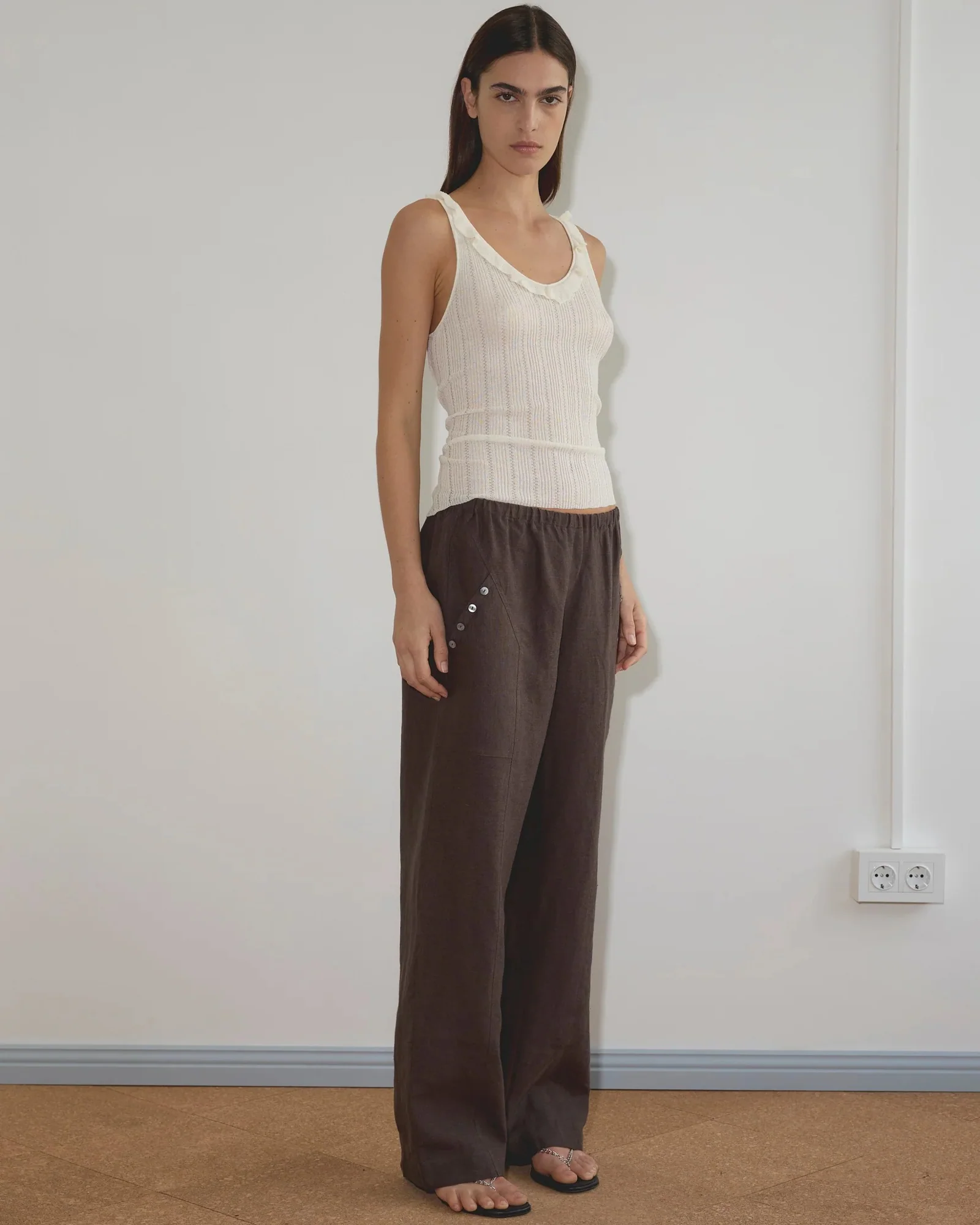 Angle Pocket Pant | Bark - Image 4