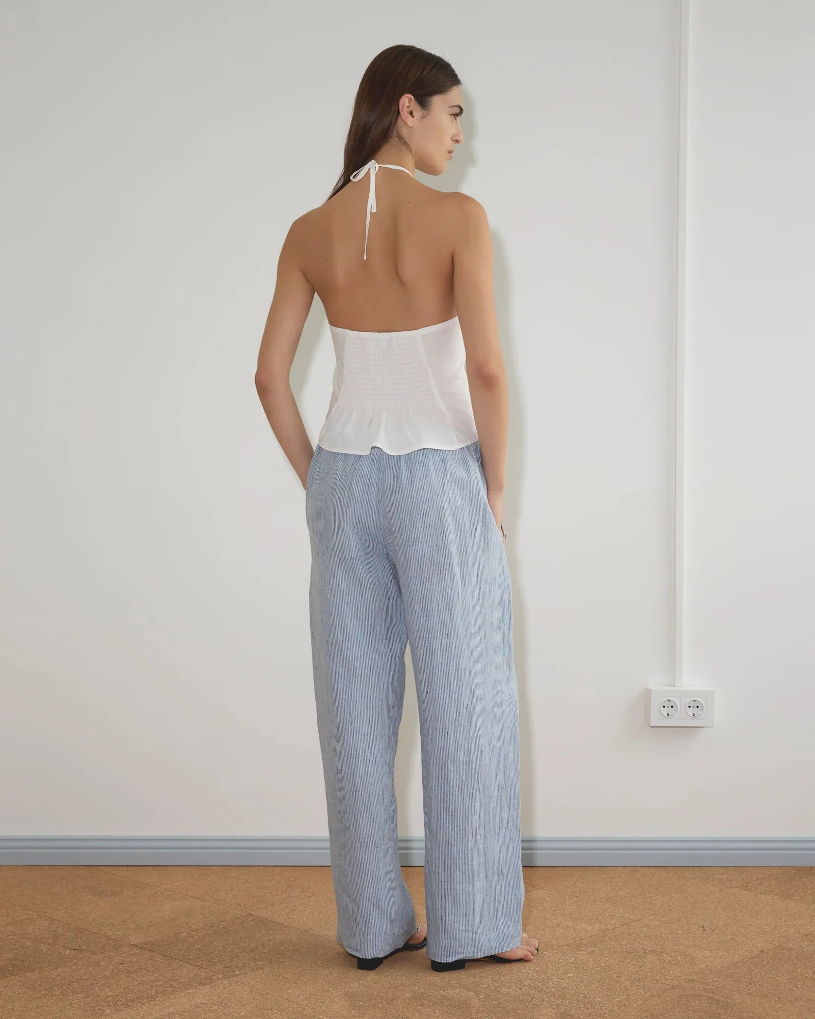 Angle Pocket Pant | Blue Stripe - Image 4