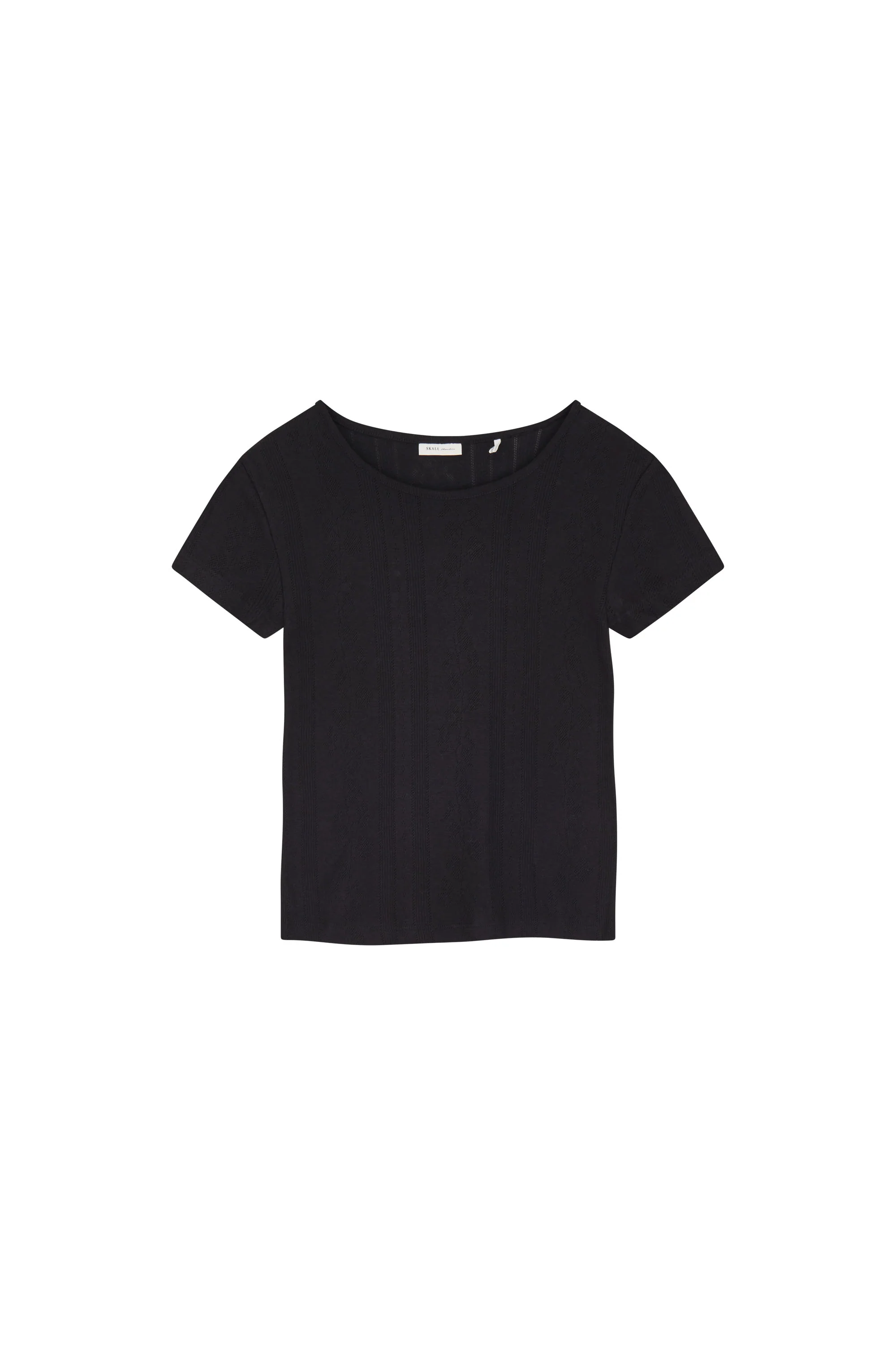 Anna Cap Sleeve Tee | Black