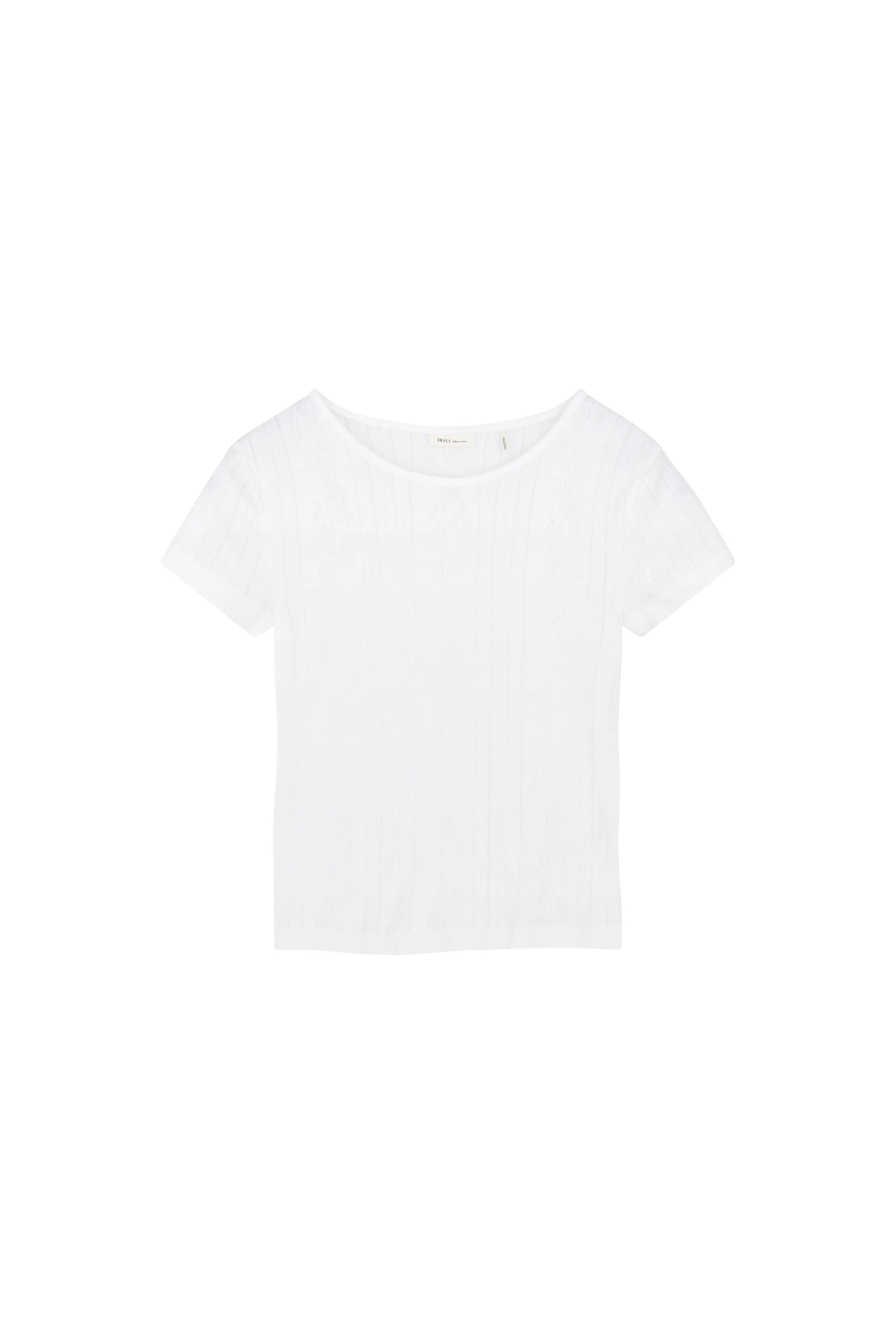 Anna Cap Sleeve Tee | White