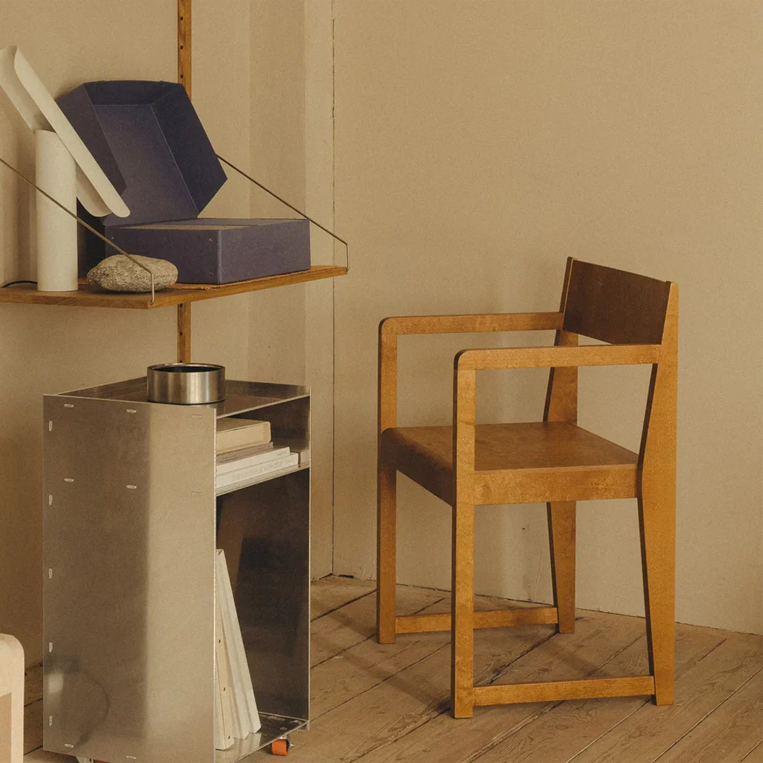 Armrest Chair 01 | Warm Brown Birch - Image 2