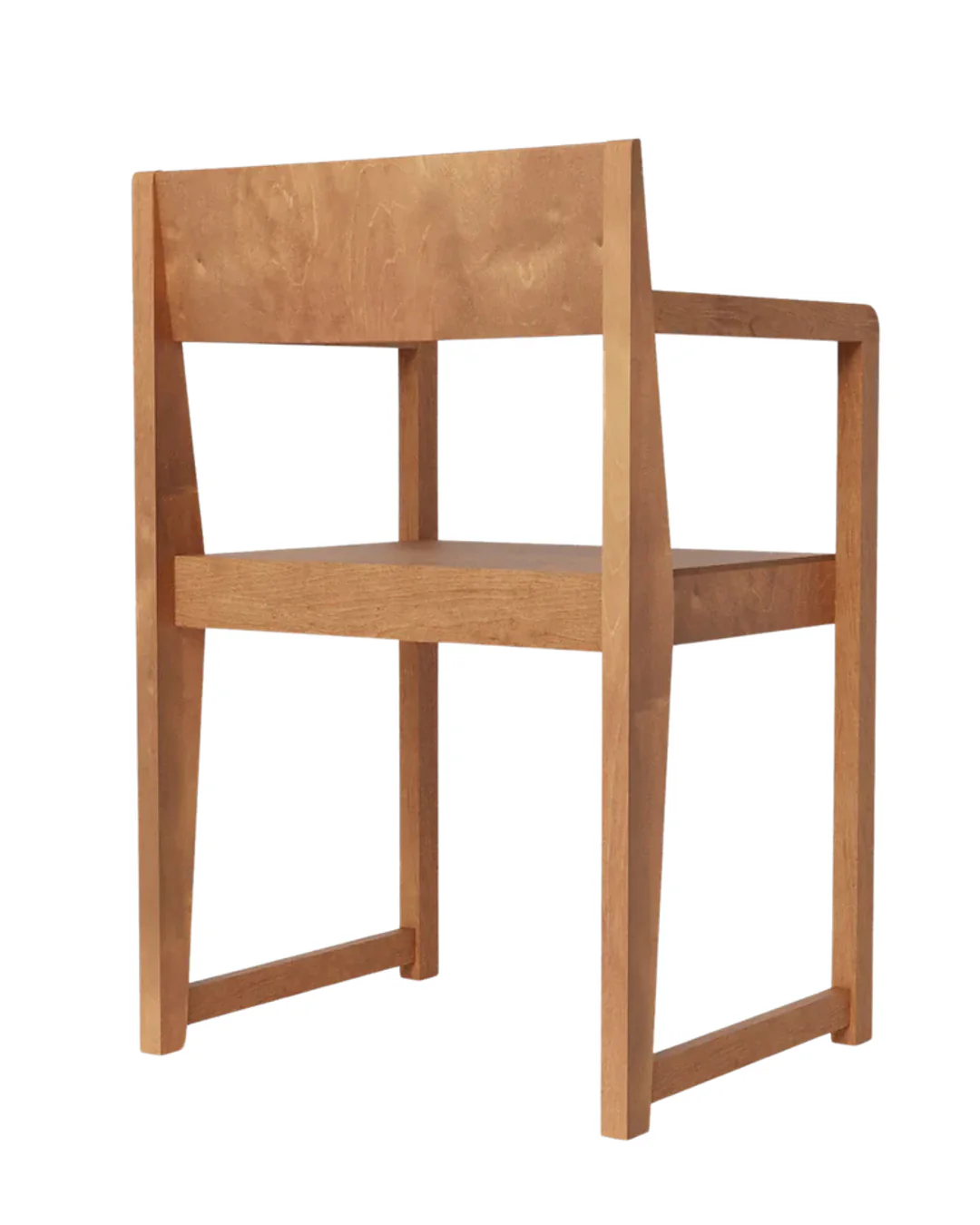 Armrest Chair 01 | Warm Brown Birch - Image 4