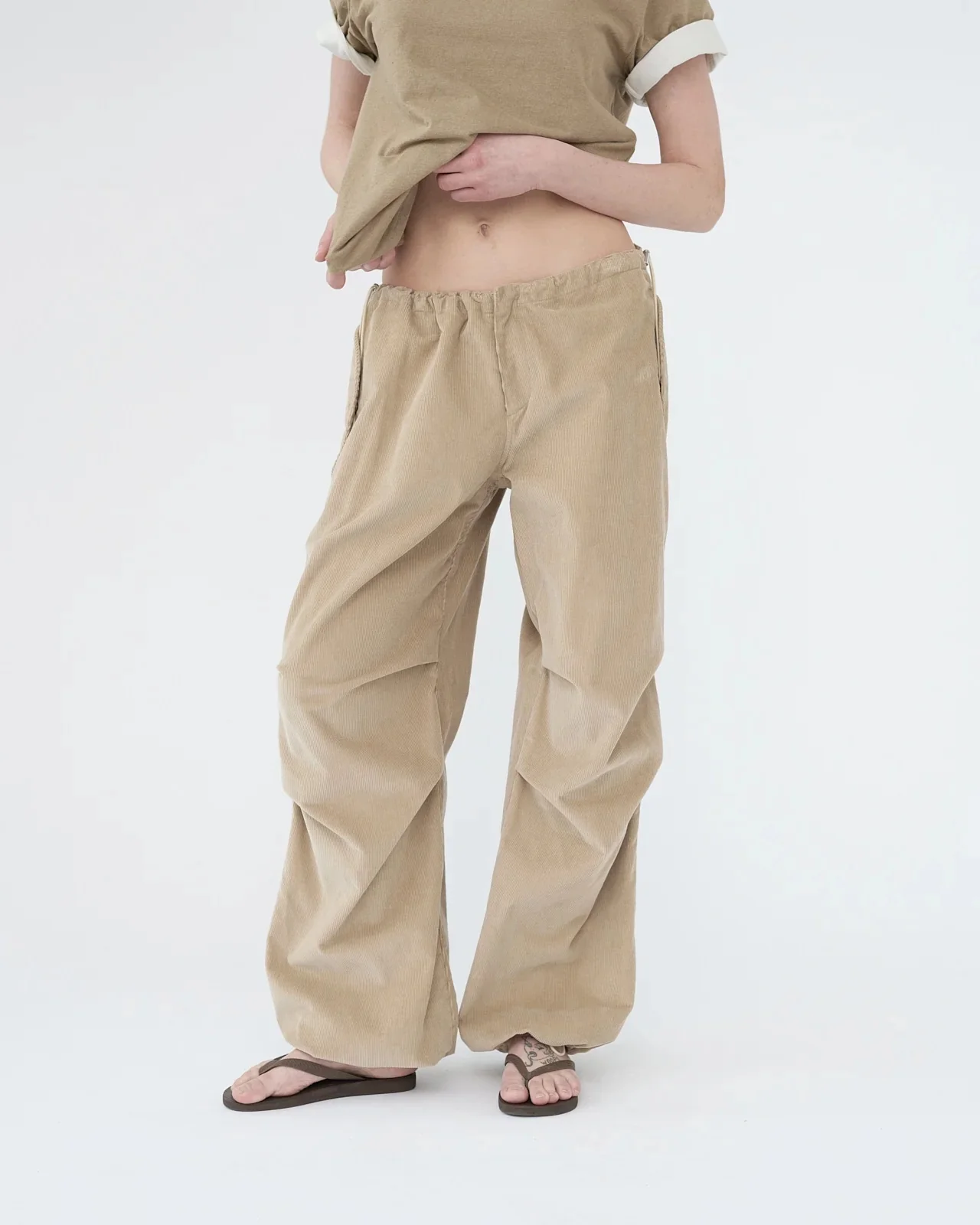 Baby UFO Corduroy Pants | Beige - Image 2