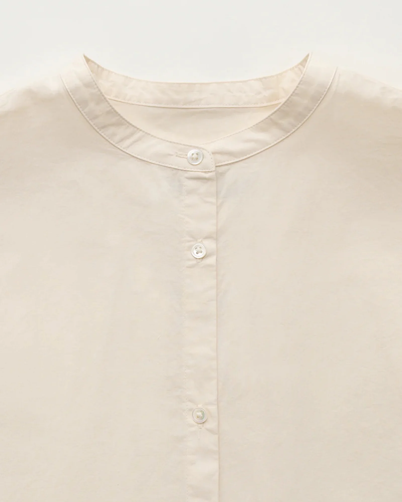 Bibs Shirt Cotton | Pure Ecru - Image 2