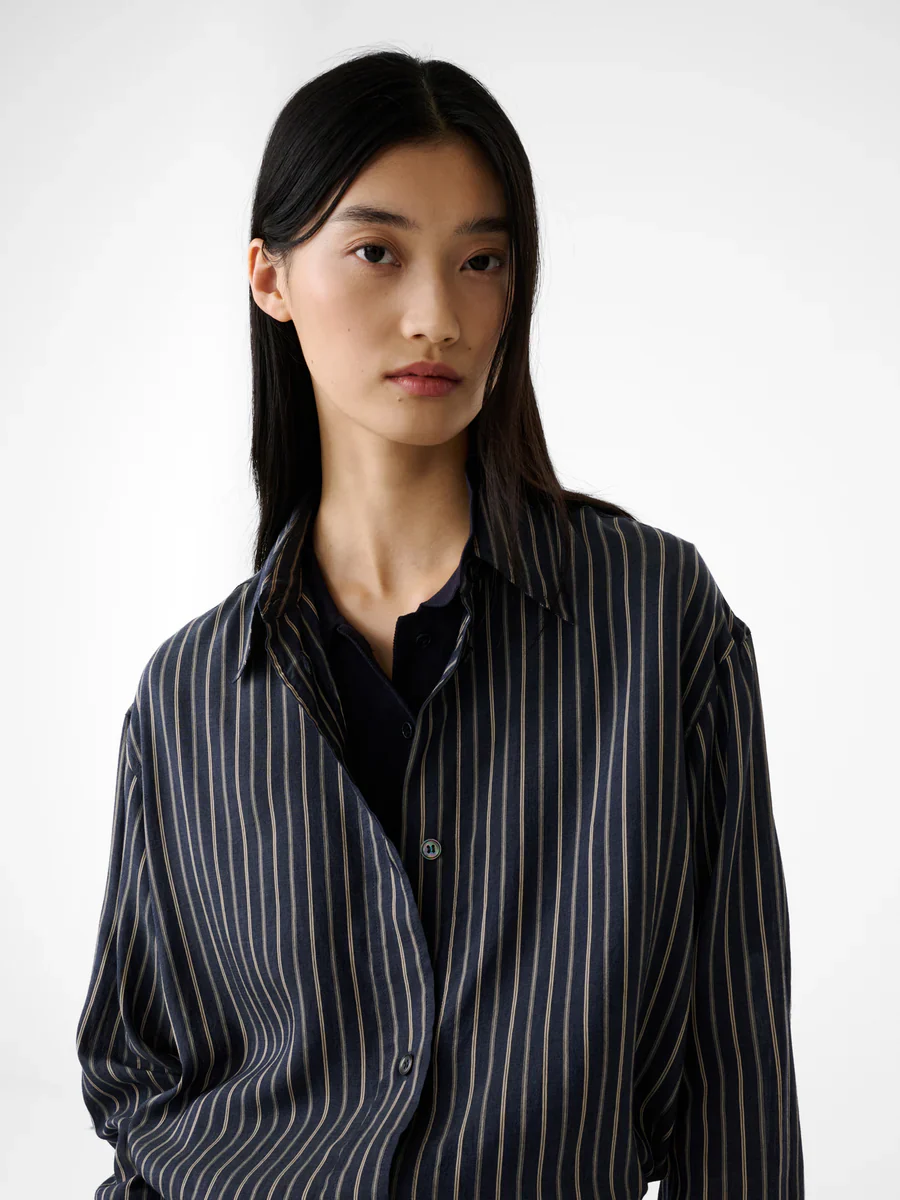 Rouen Shirt | Indigo Stripe - Image 3