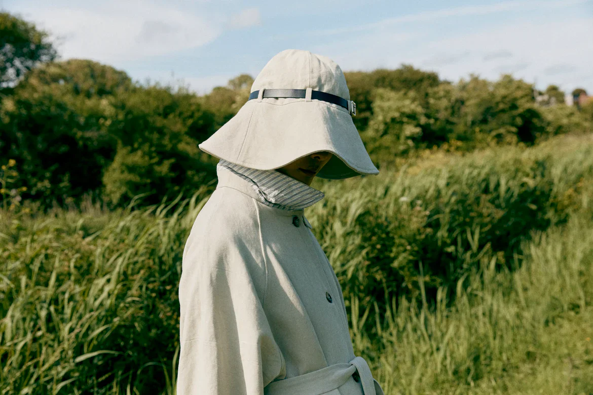 British Gabardine Sun Hat | Beige - Image 2