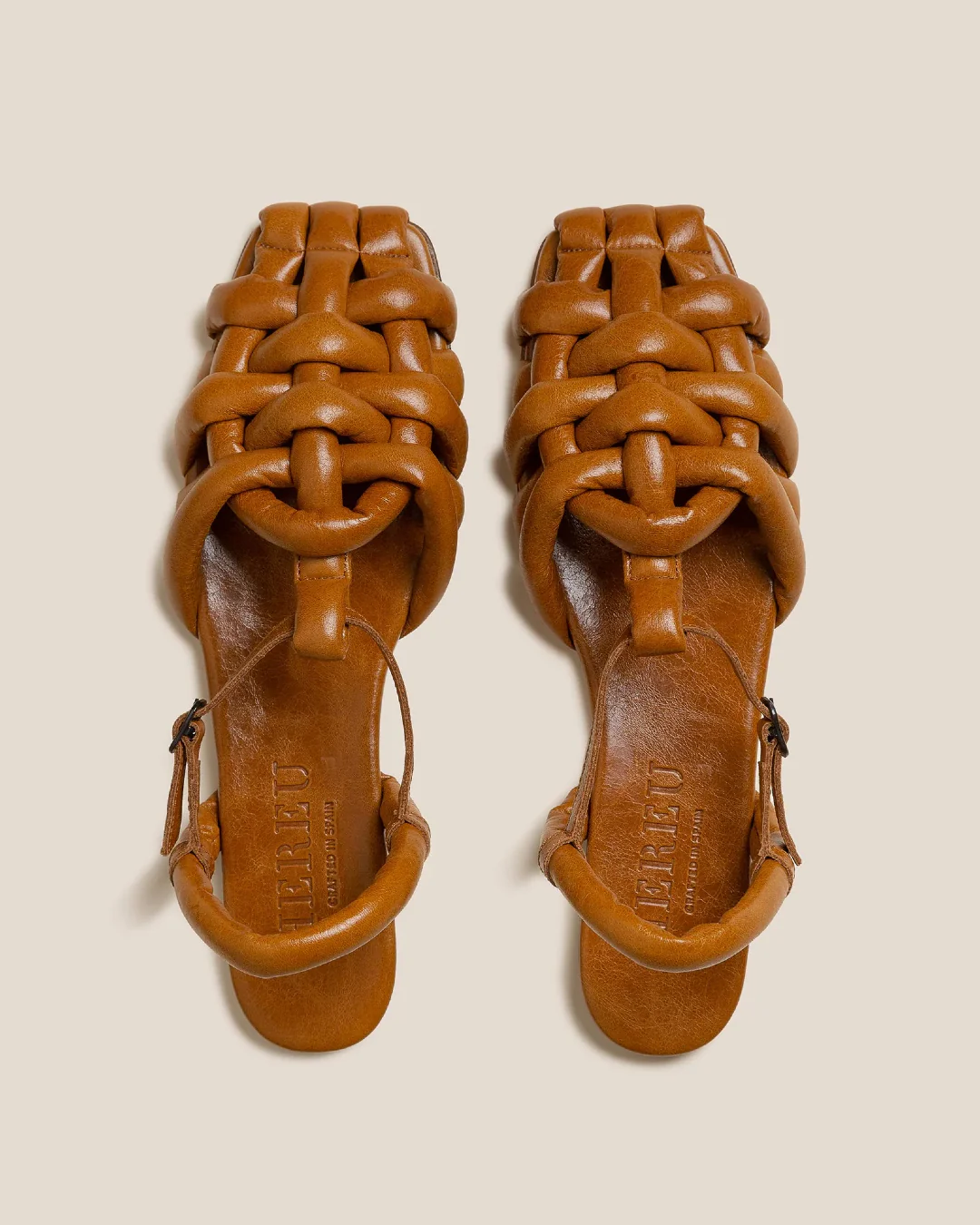 Cabersa Padded Fisherman Sandal | Tan - Image 2