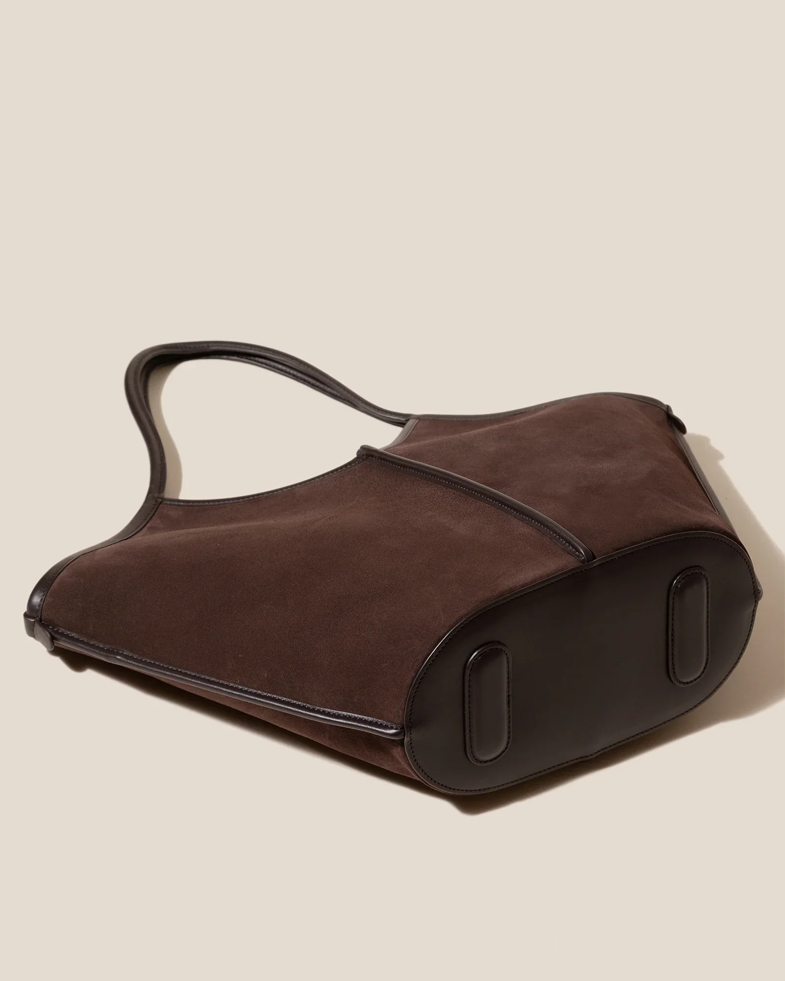 Calella Suede Tote Bag | Dark Brown - Image 4
