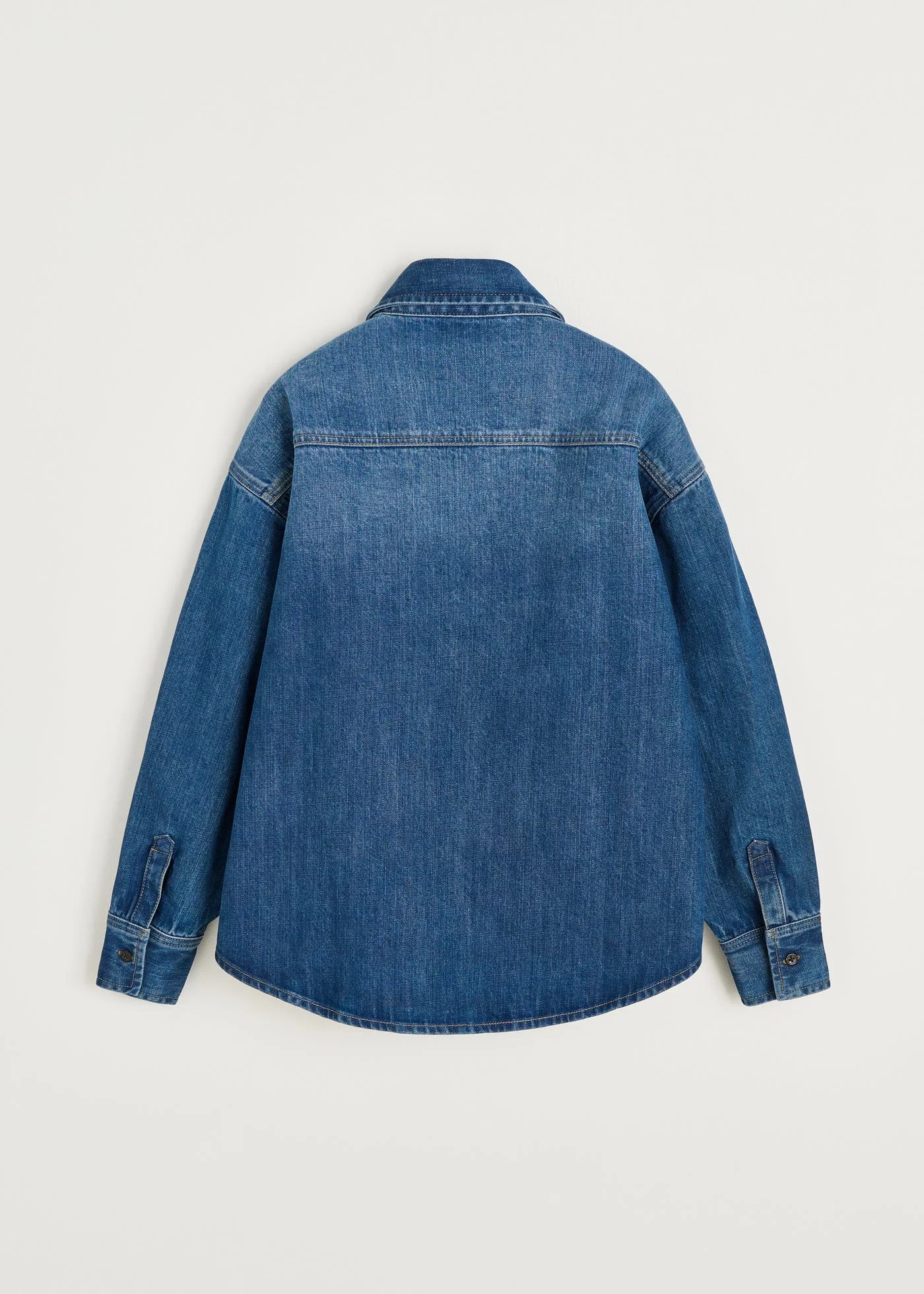 Casy Shirt Denim |Â Worn Blue - Image 4