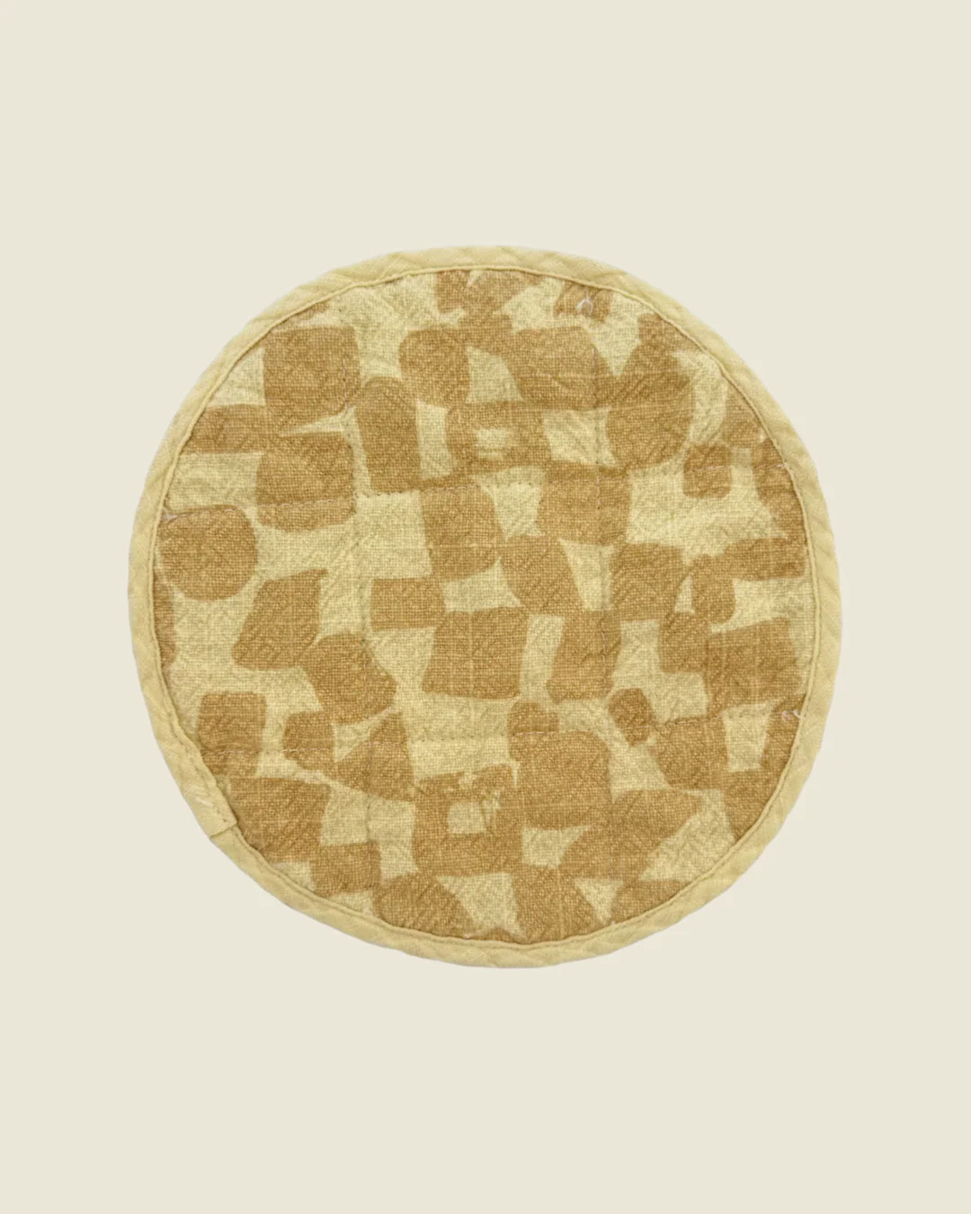 Circle Potholder |Â Vanilla & Butterscotch