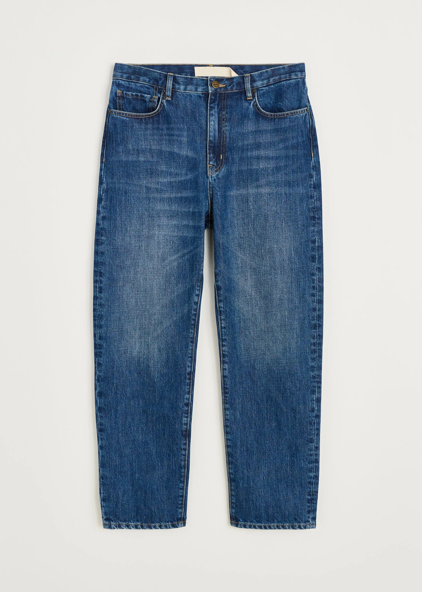 Collin Midwaist Relaxed Jeans | Worn Blue