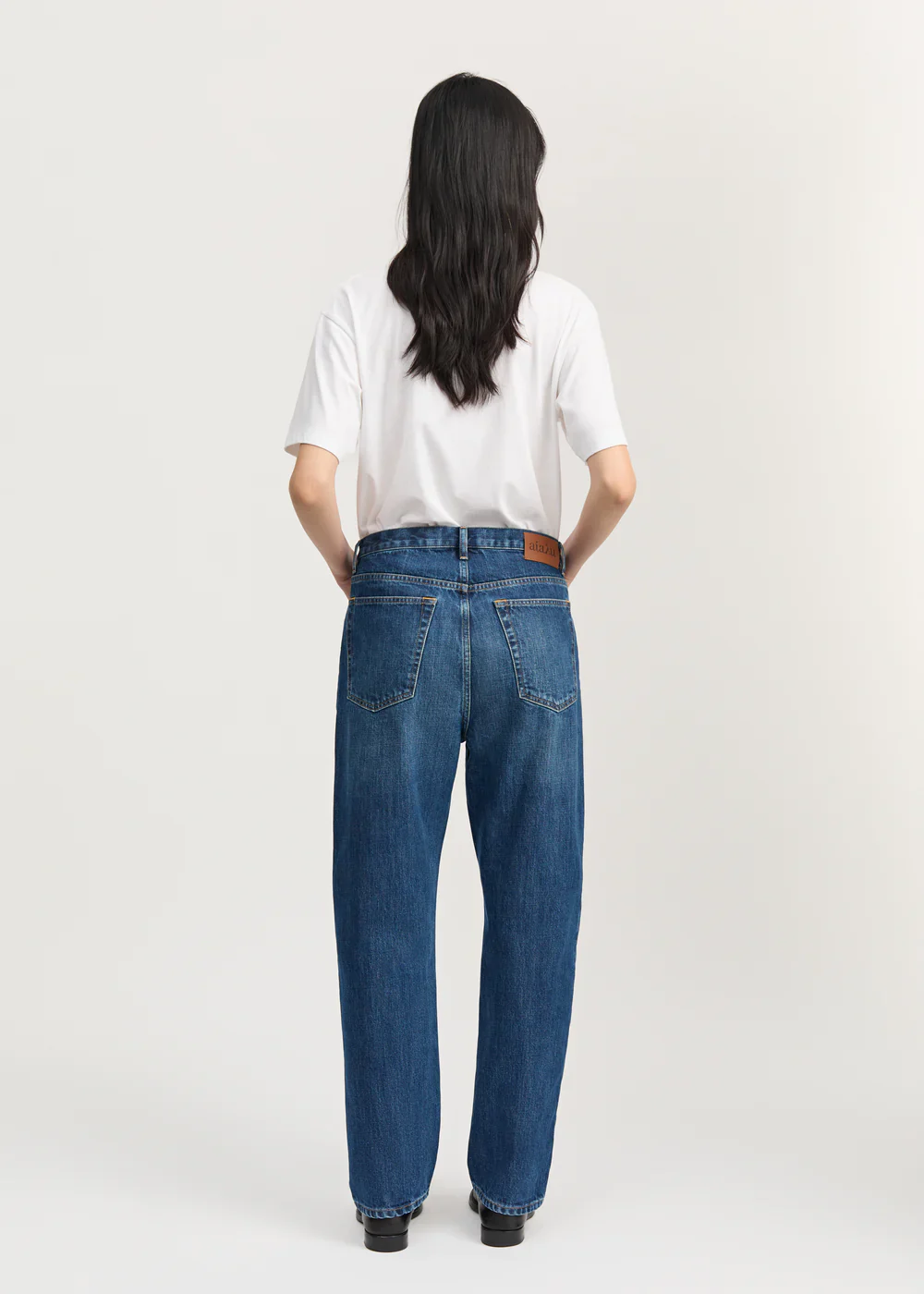 Collin Midwaist Relaxed Jeans | Worn Blue - Image 5