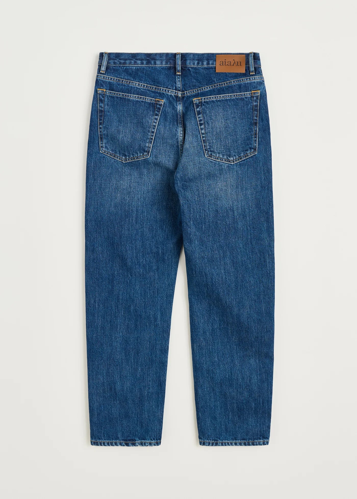 Collin Midwaist Relaxed Jeans | Worn Blue - Image 6