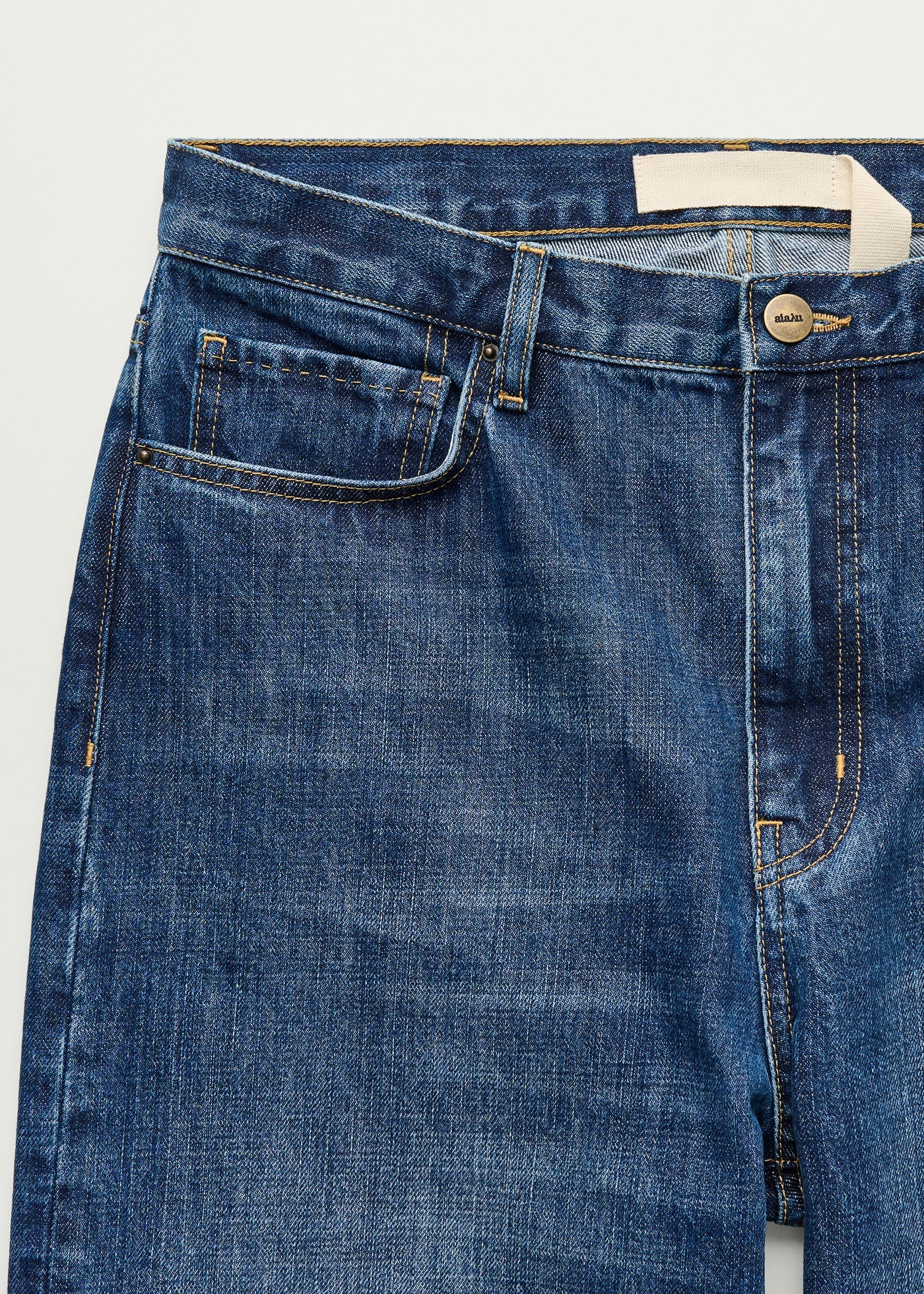 Collin Midwaist Relaxed Jeans | Worn Blue - Image 7