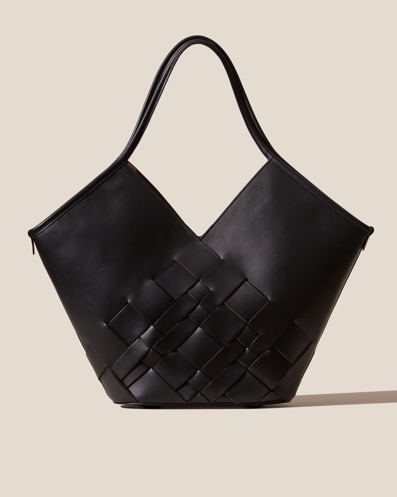 Coloma Leather Tote Bag |Â Black