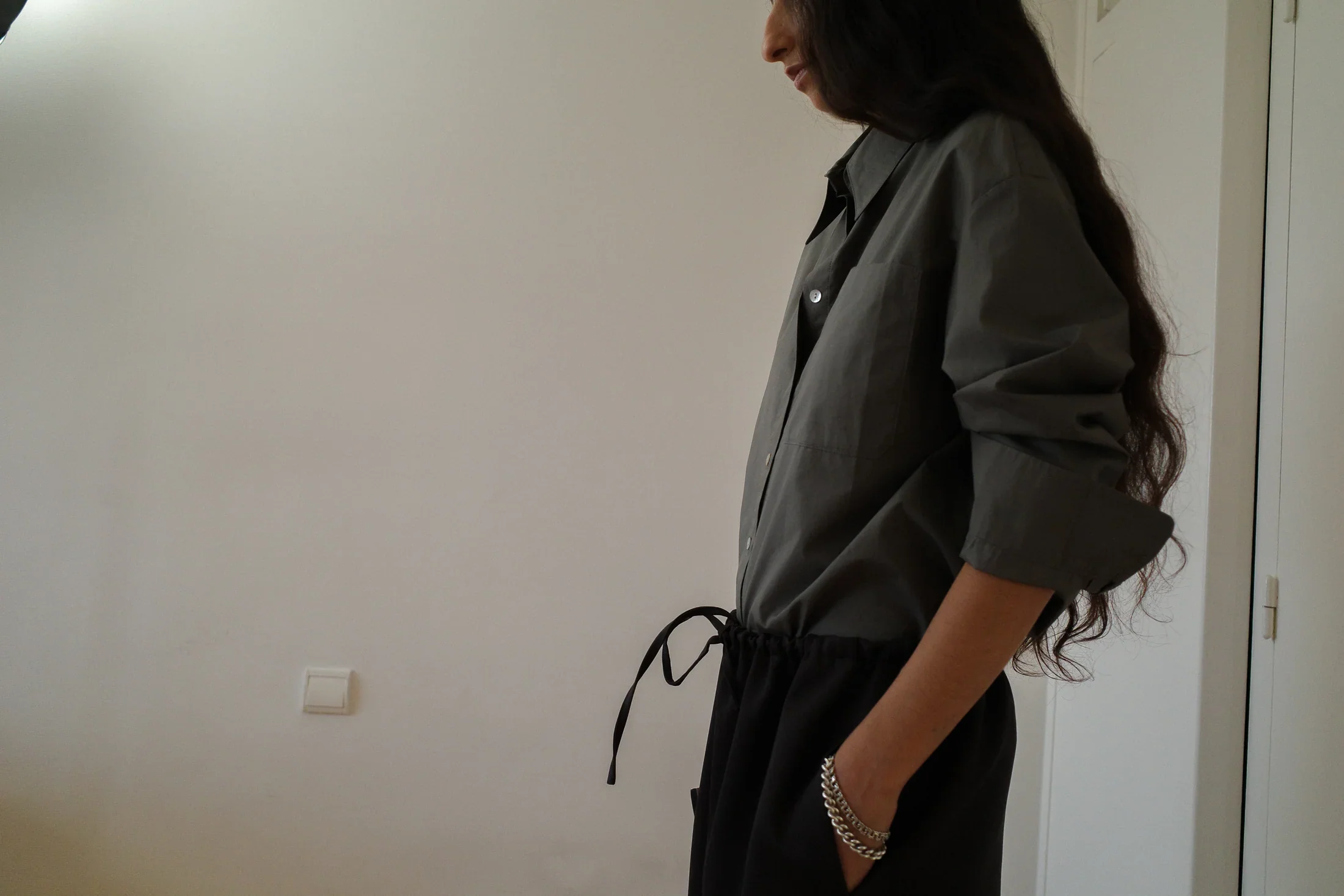 Cotton Poplin Shirt | Thyme - Image 3
