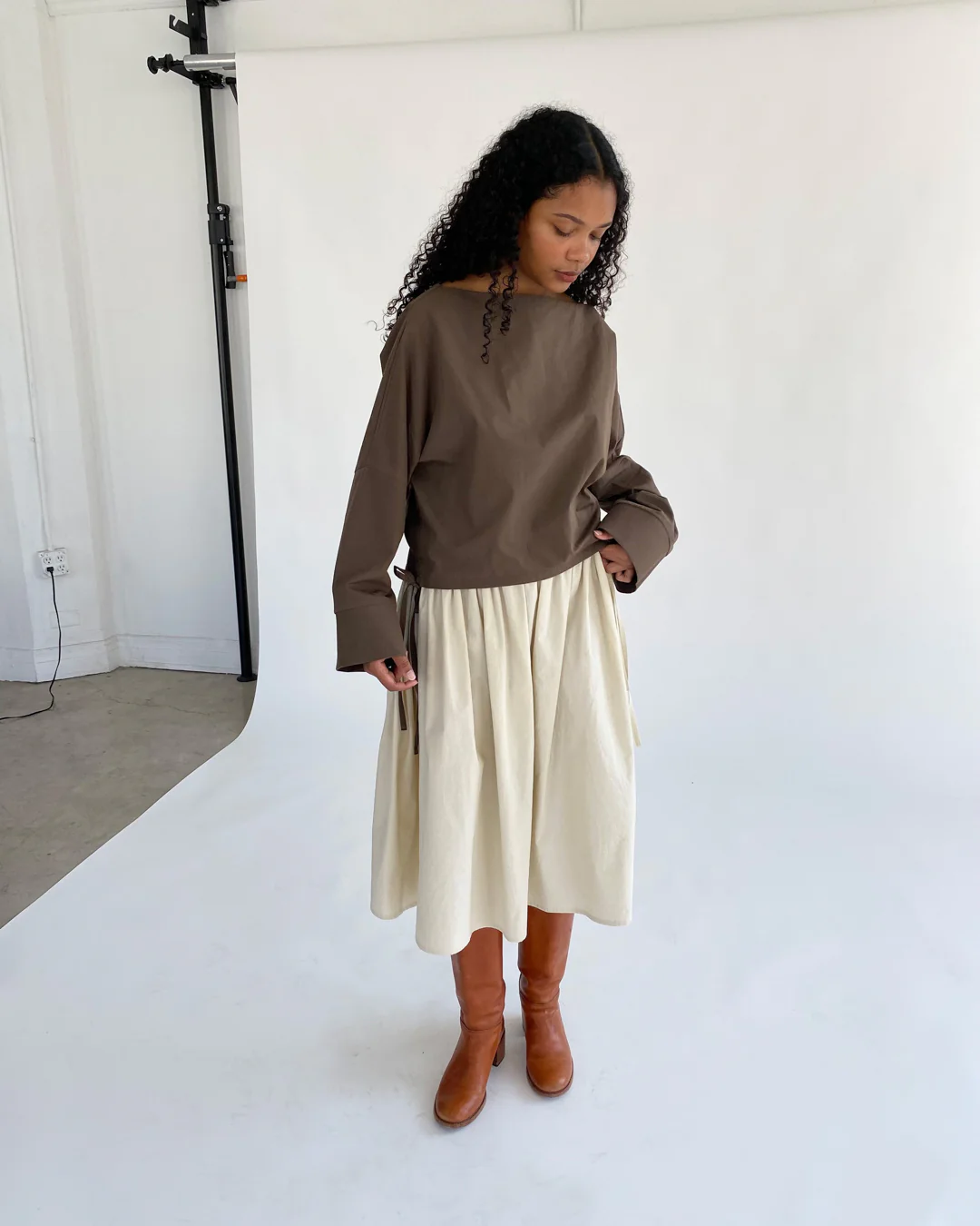 Cuff Top | Chocolate - Image 3
