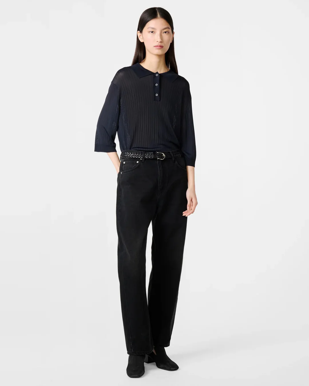 Denjo Denim Jeans | Washed Black - Image 2