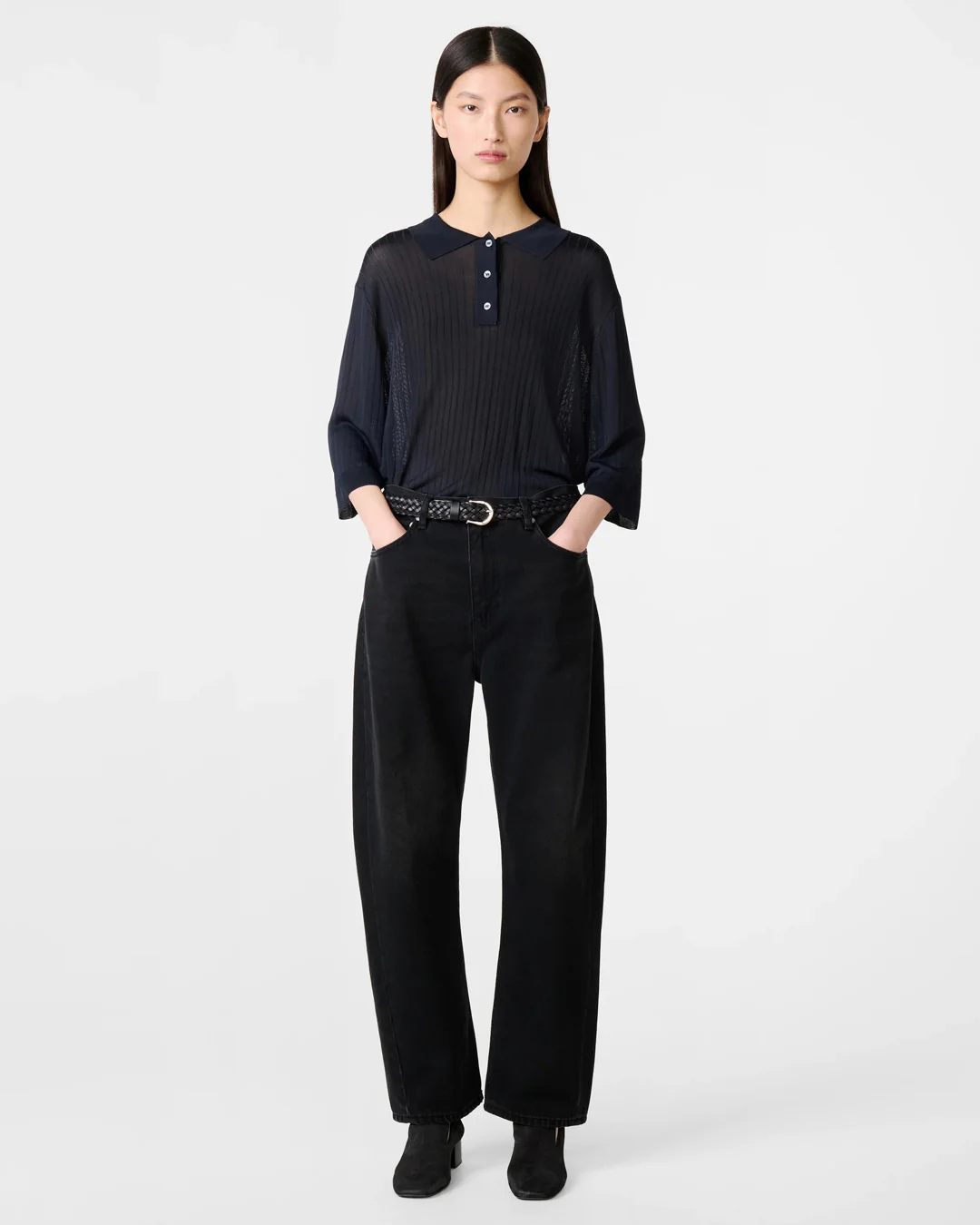 Denjo Denim Jeans | Washed Black - Image 5