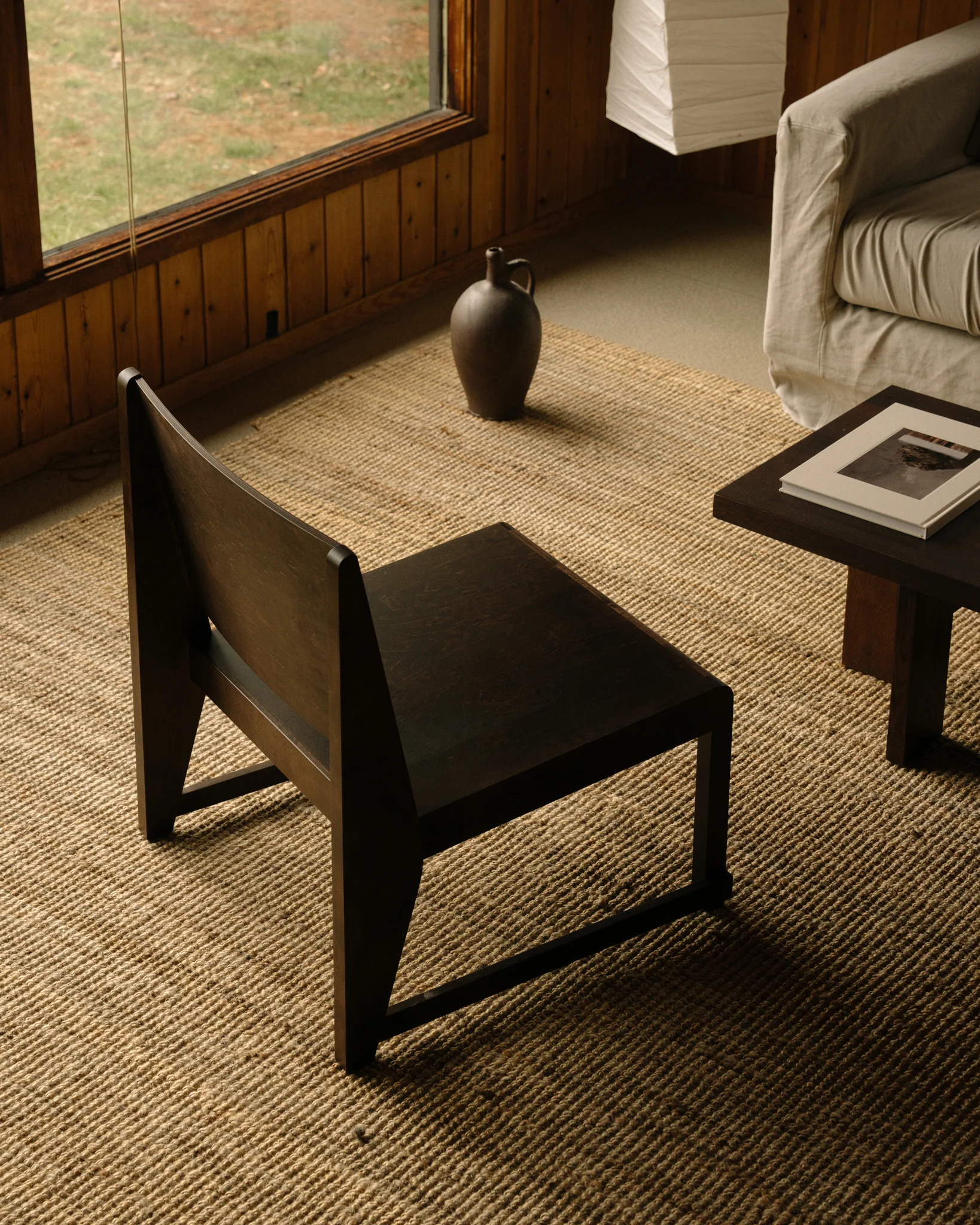 Easy Chair 01 | Dark Brown Birch - Image 4