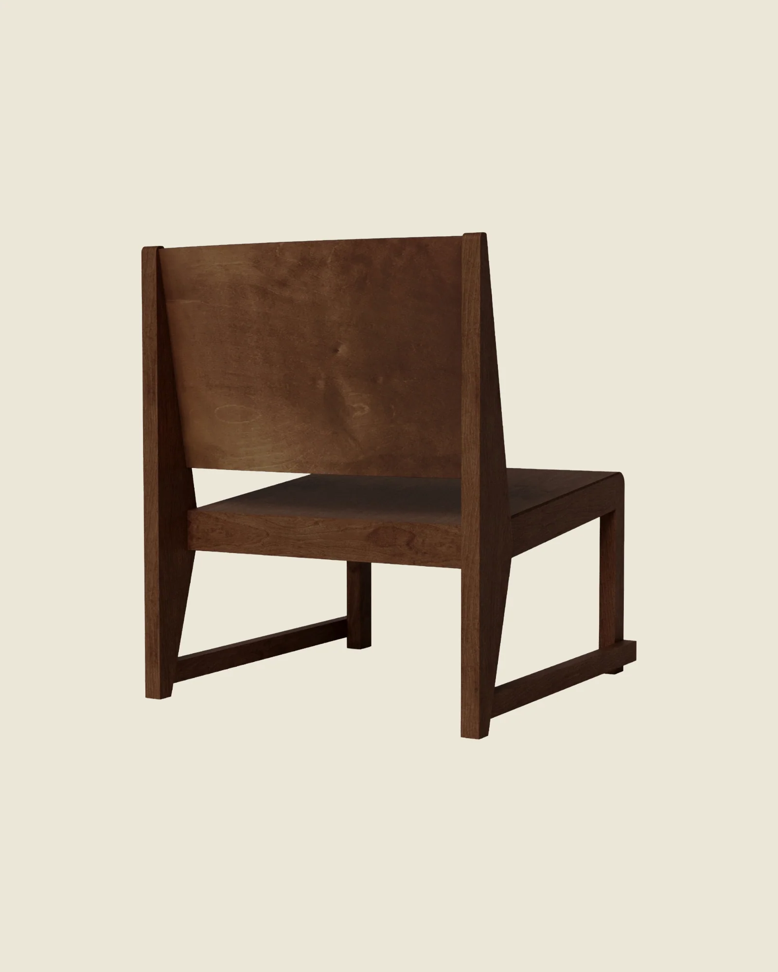 Easy Chair 01 | Dark Brown Birch - Image 6