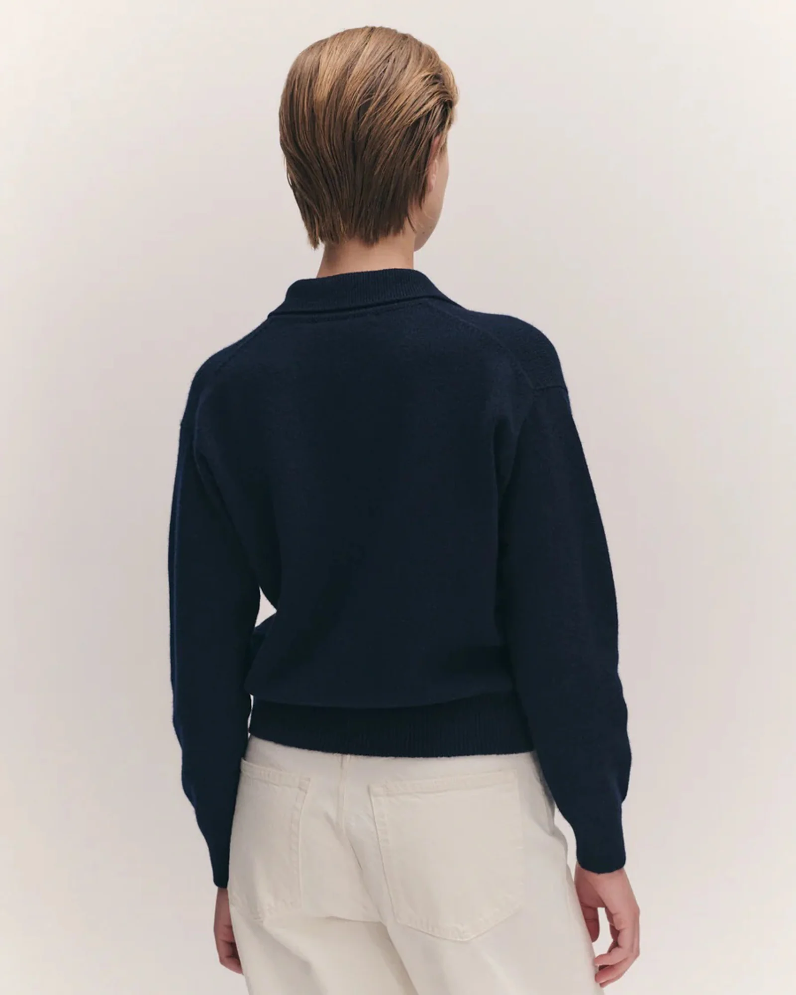 Edie Polo Shirt | Navy - Image 6