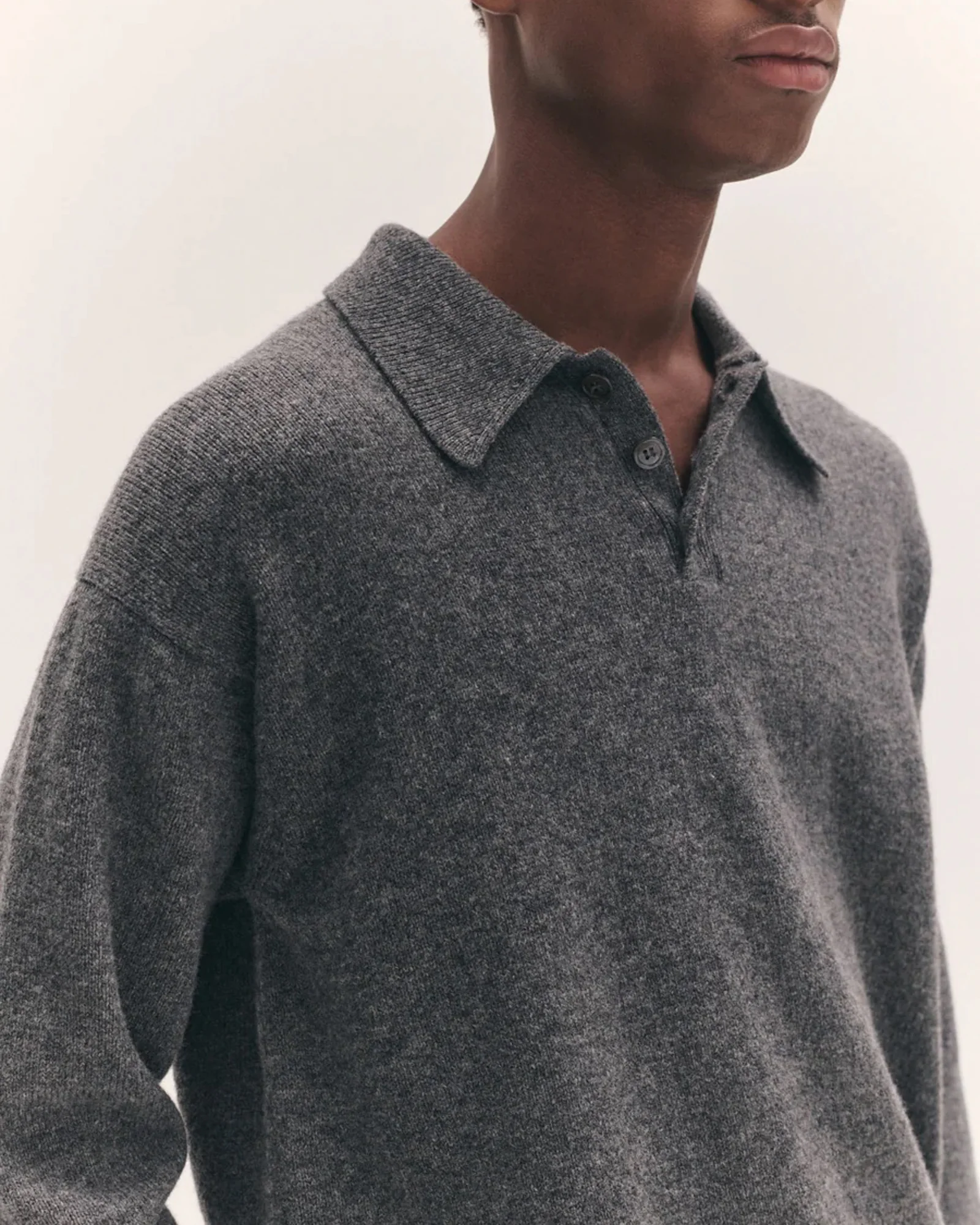 Edith Polo Shirt | Derby Grey - Image 4