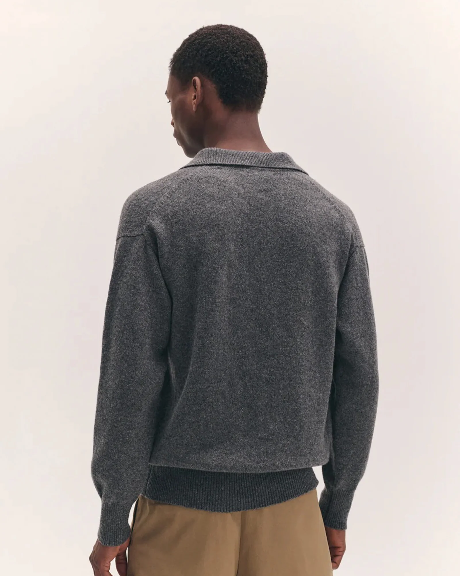 Edith Polo Shirt | Derby Grey - Image 5