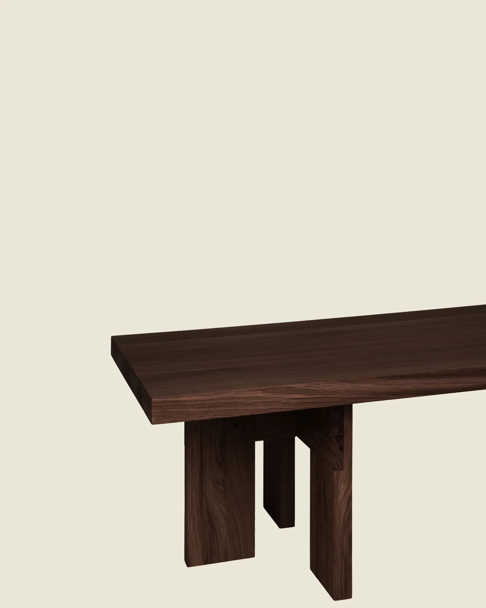 Farmhouse Coffee Table | Dark Oak | Rectangle - Image 4