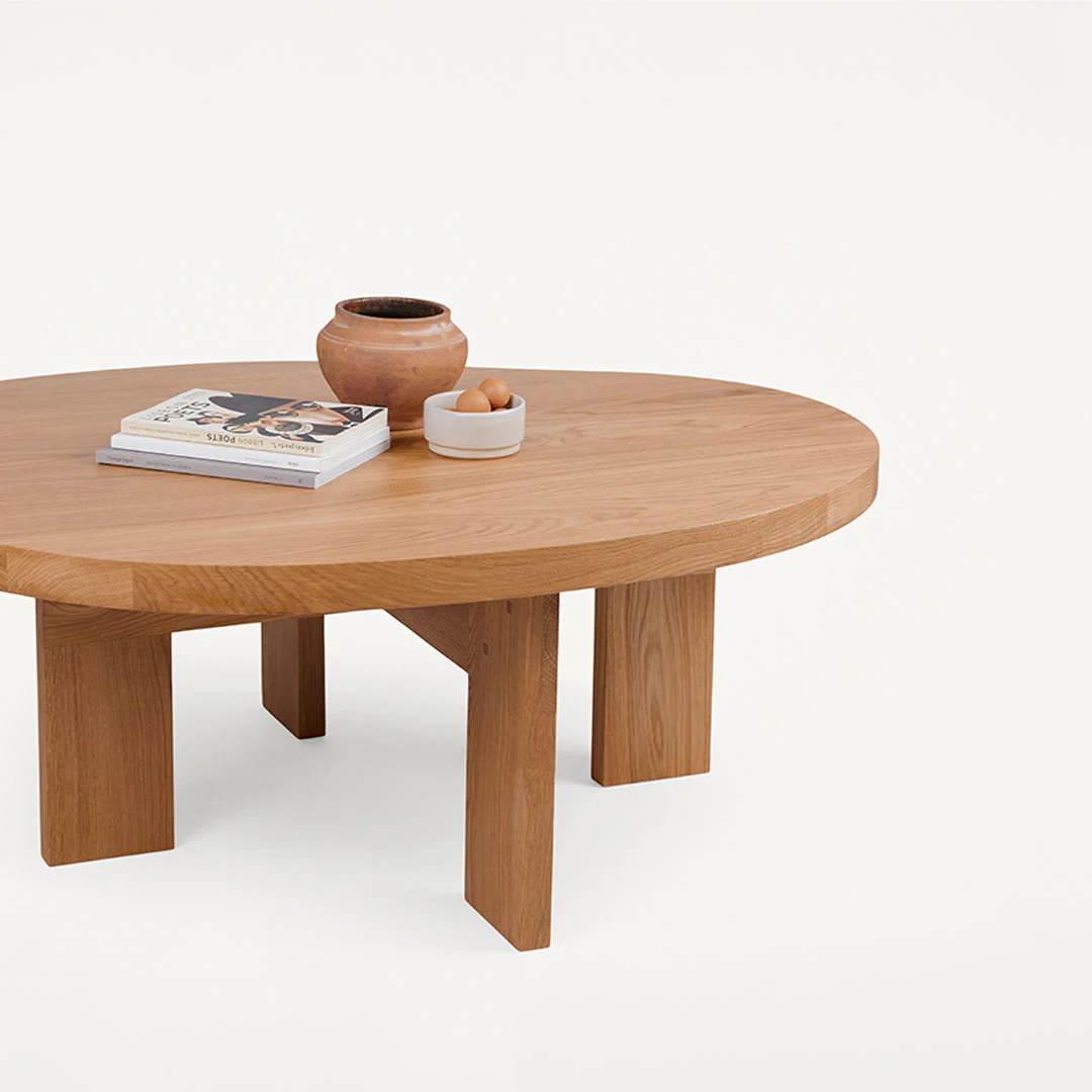 Farmhouse Coffee Table | Natural Oak | Pond - Image 2