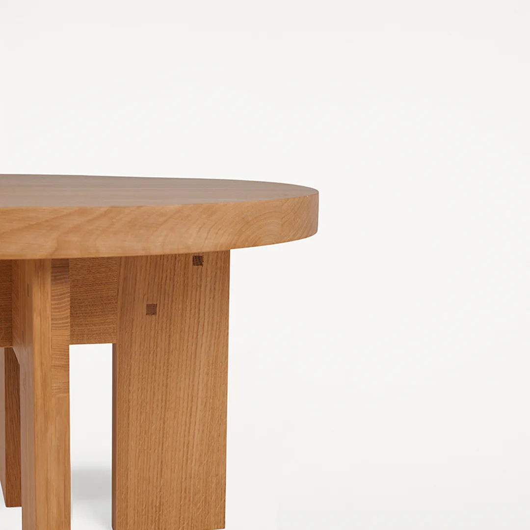 Farmhouse Side Table | Natural Oak | Pond - Image 2