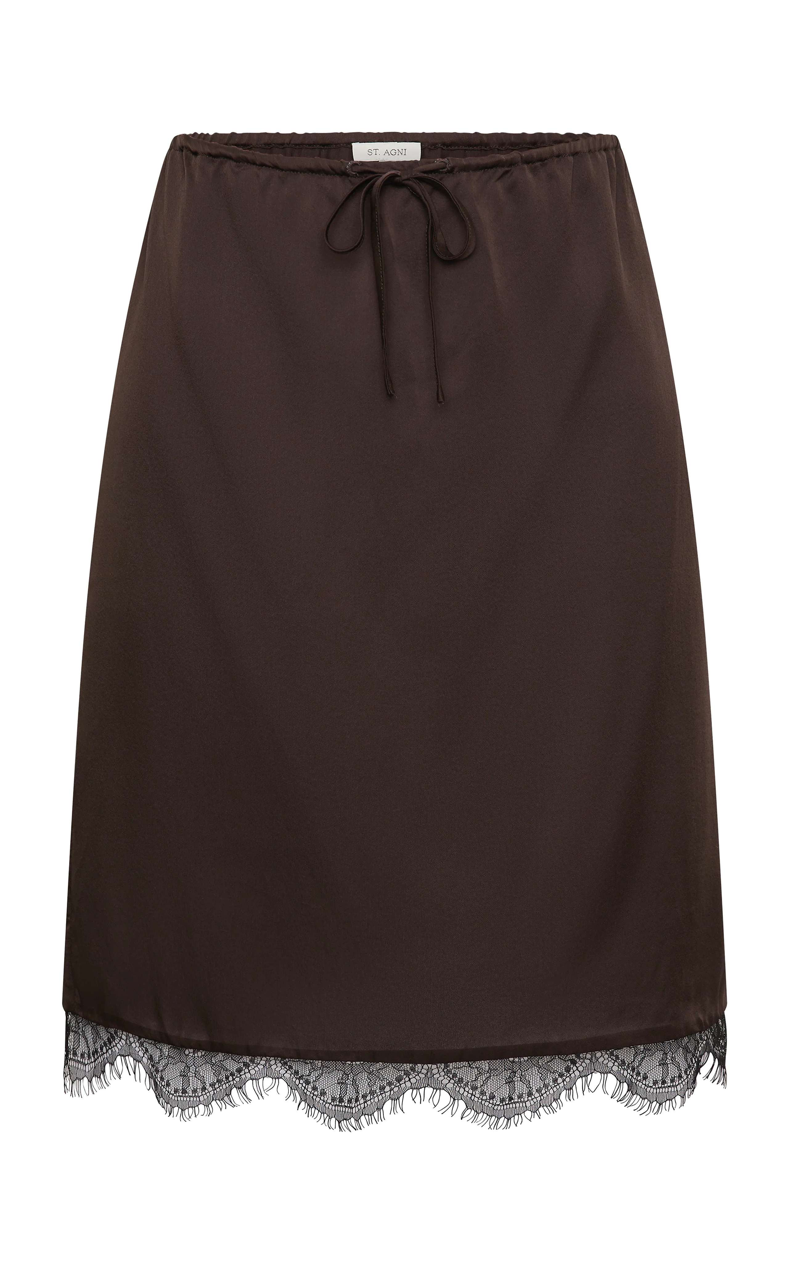 Fine Lace Skirt  | Bark - Image 4