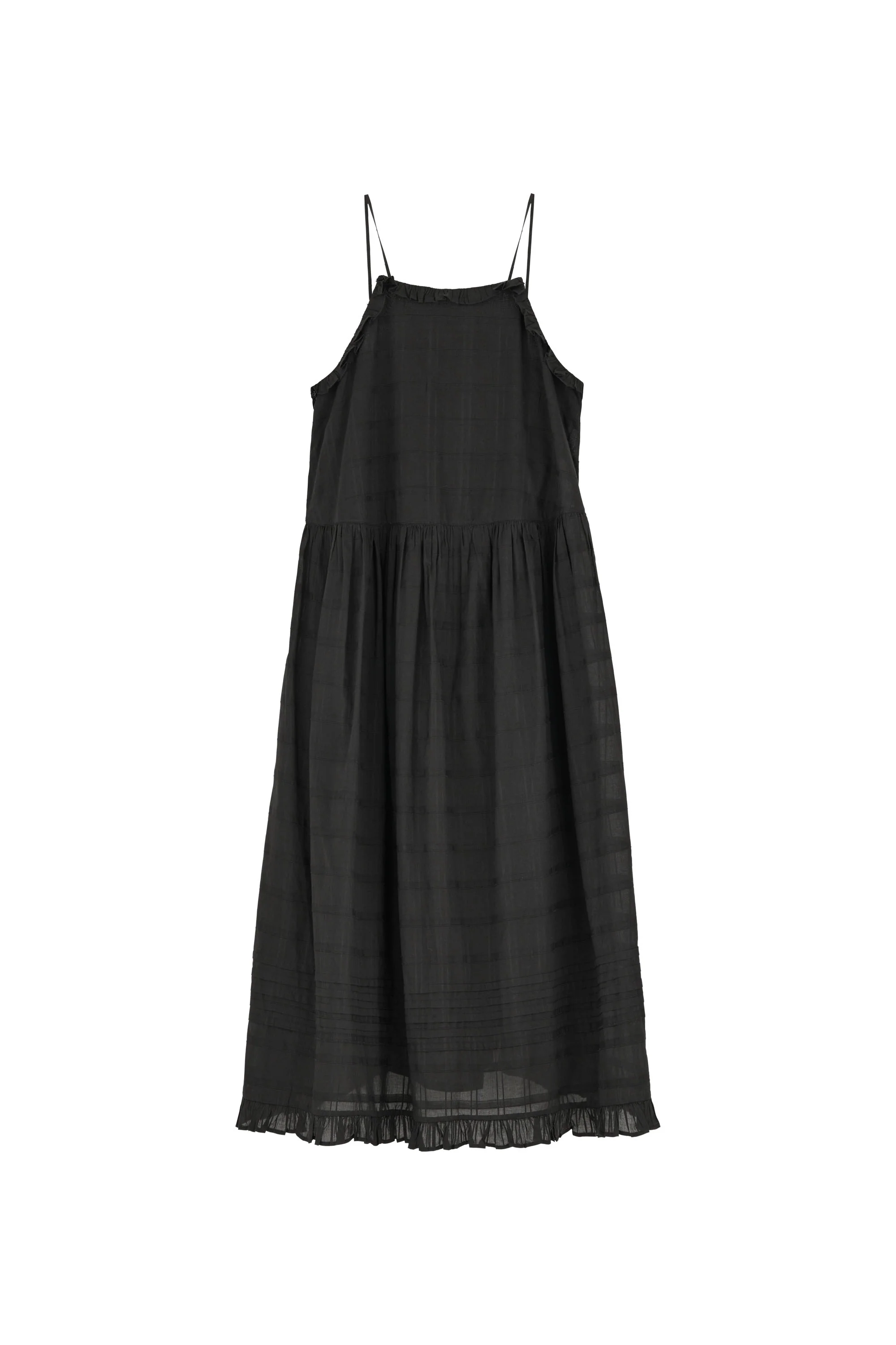 Fiore Strap Dress | Black