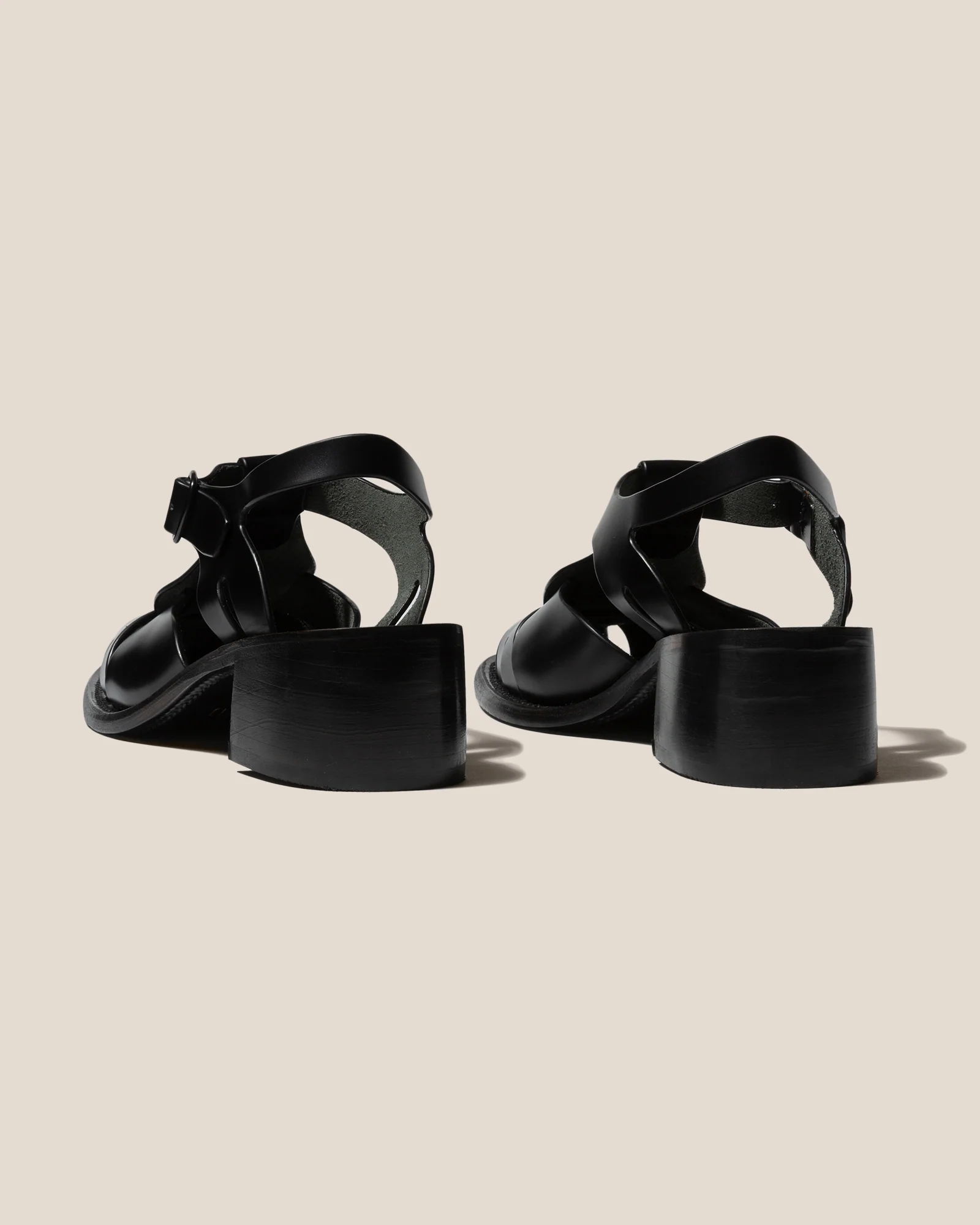 Pesca Heeled Fisherman Sandal | Black - Image 3