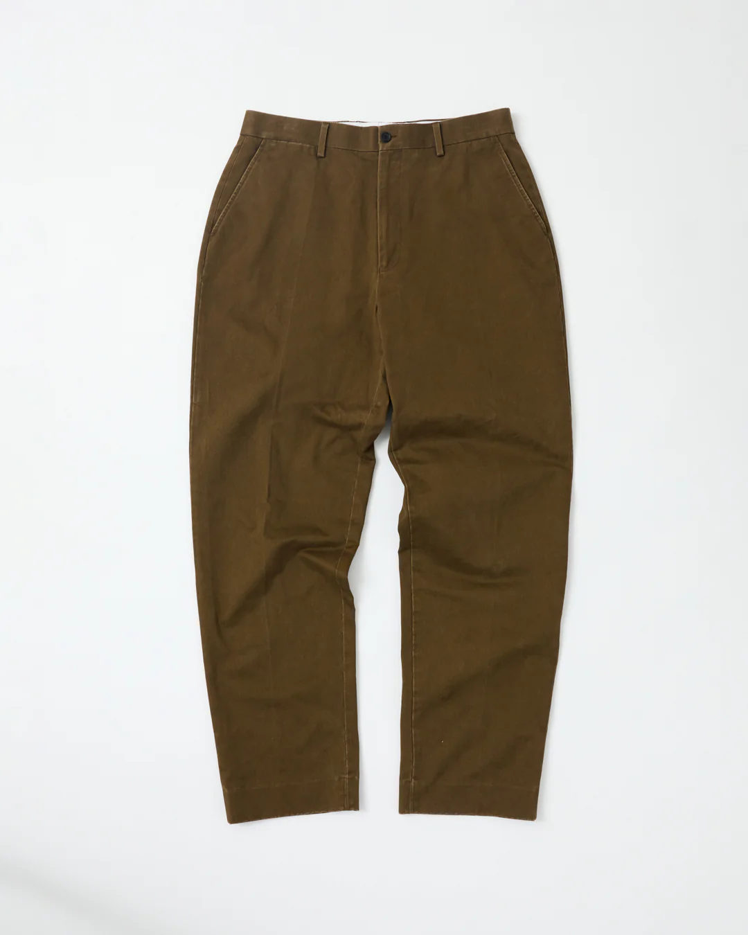 Flat Front Trouser | Wood