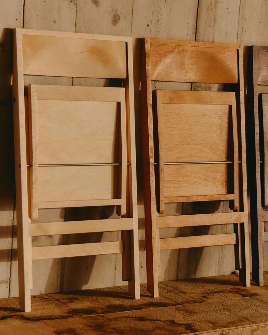 Folding Flat Chair | Natural Birch - Image 2
