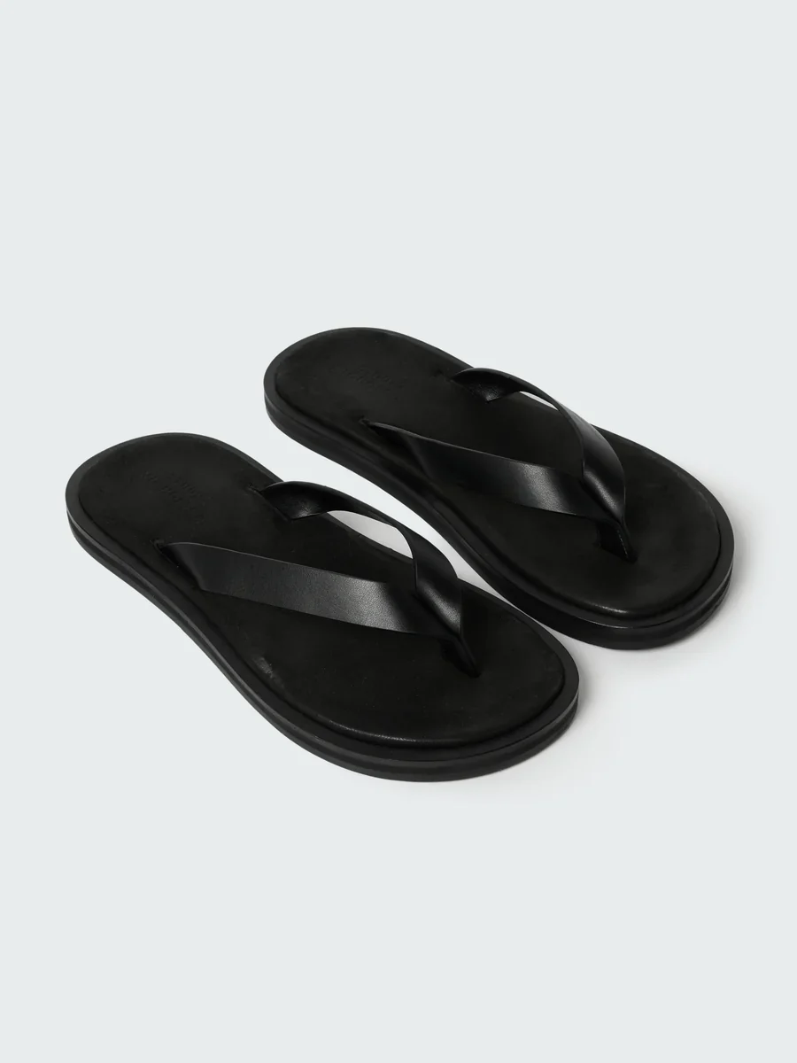 Curren Leather Sandal | Black - Image 3