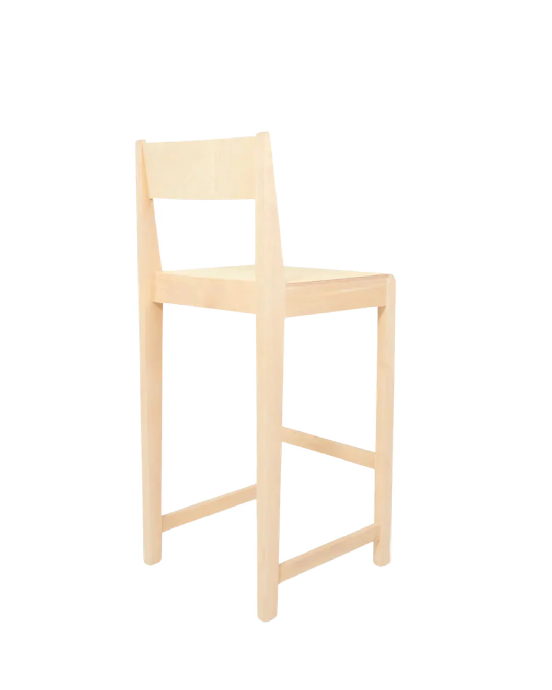 Bar Chair 01 I Natural Wood | H65 - Image 3