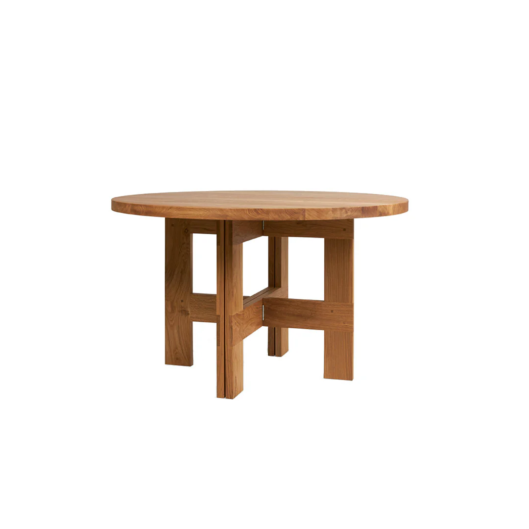 Farmhouse Table | Natural Oak | Round | Ø120