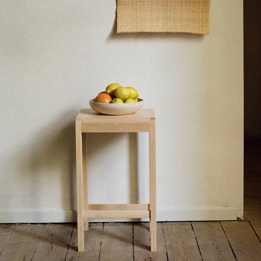 Low Stool 01 I Natural Wood - Image 2