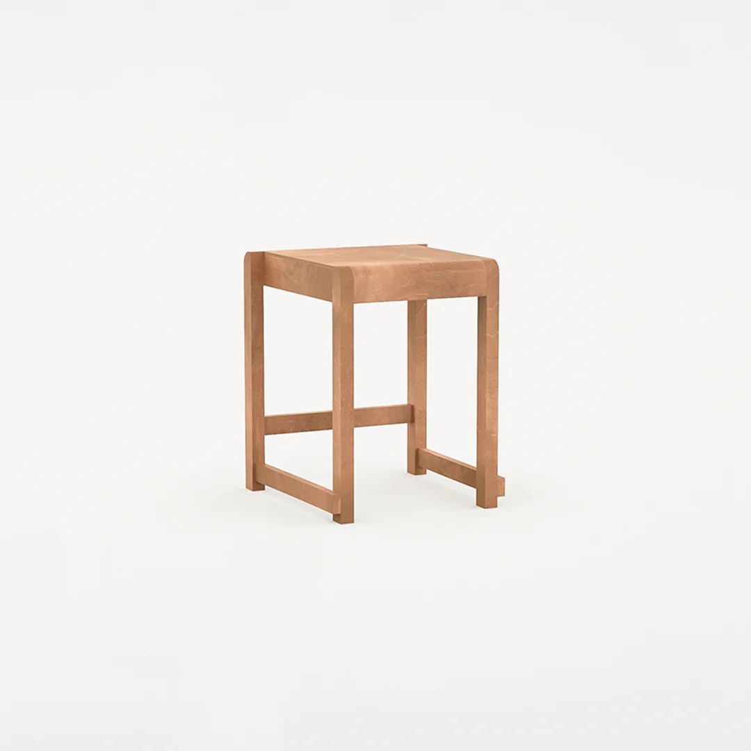 Low Stool 01 I Warm Brown Birch