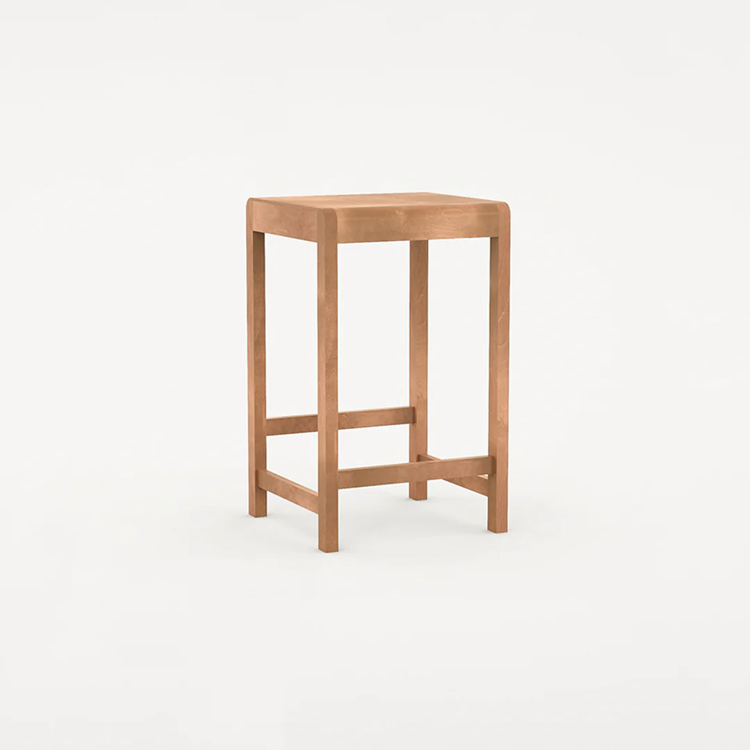 Stool 01 | Warm Brown Birch | H65