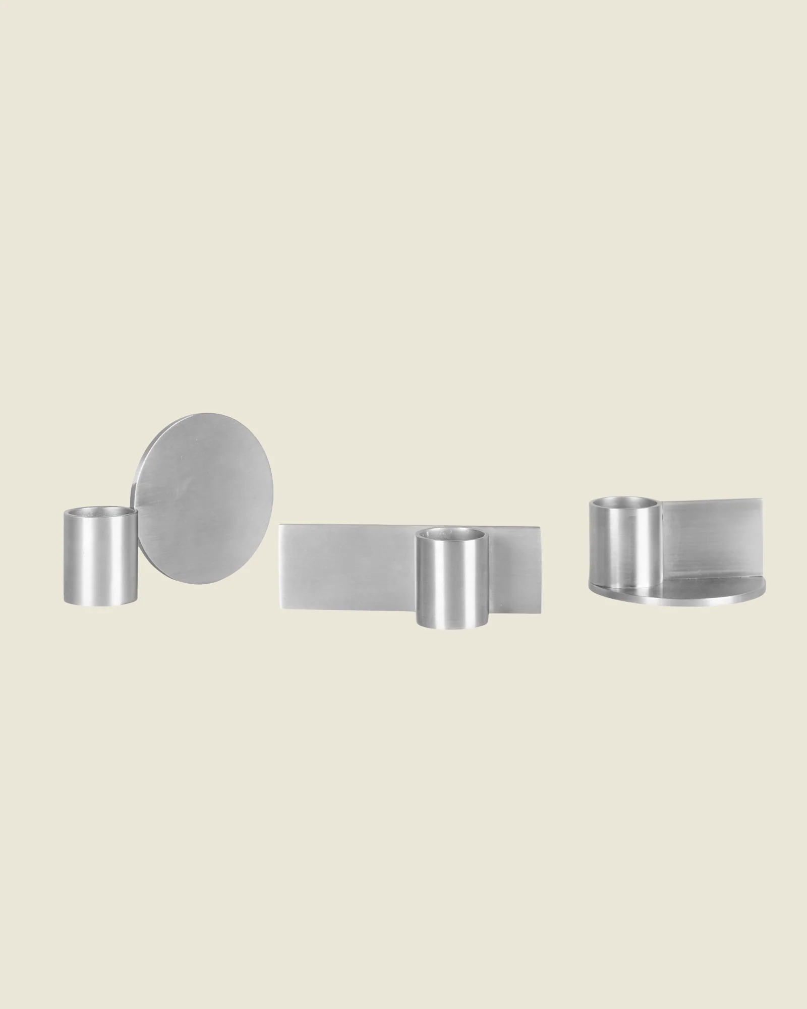 Fundament Candle Holder | Stainless Steel | Form 2 - Image 3
