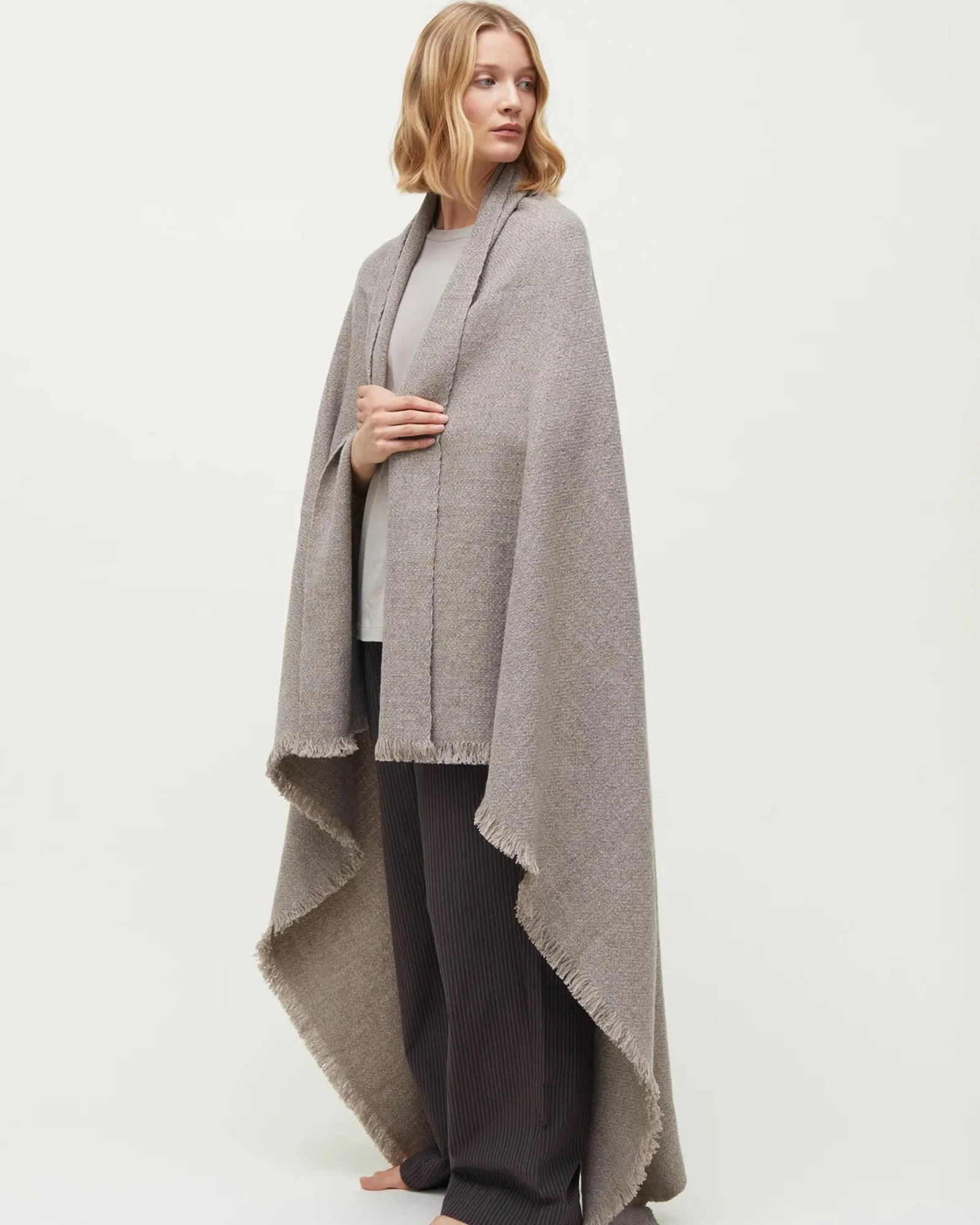 Haya Wool Throw | Pure Soil - Image 2