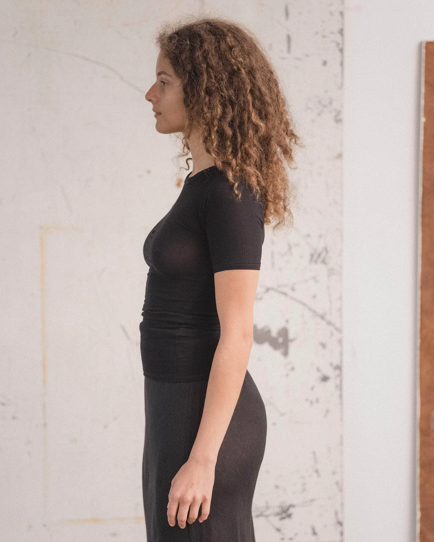 Heart Short Sleeve Tee | Black - Image 6