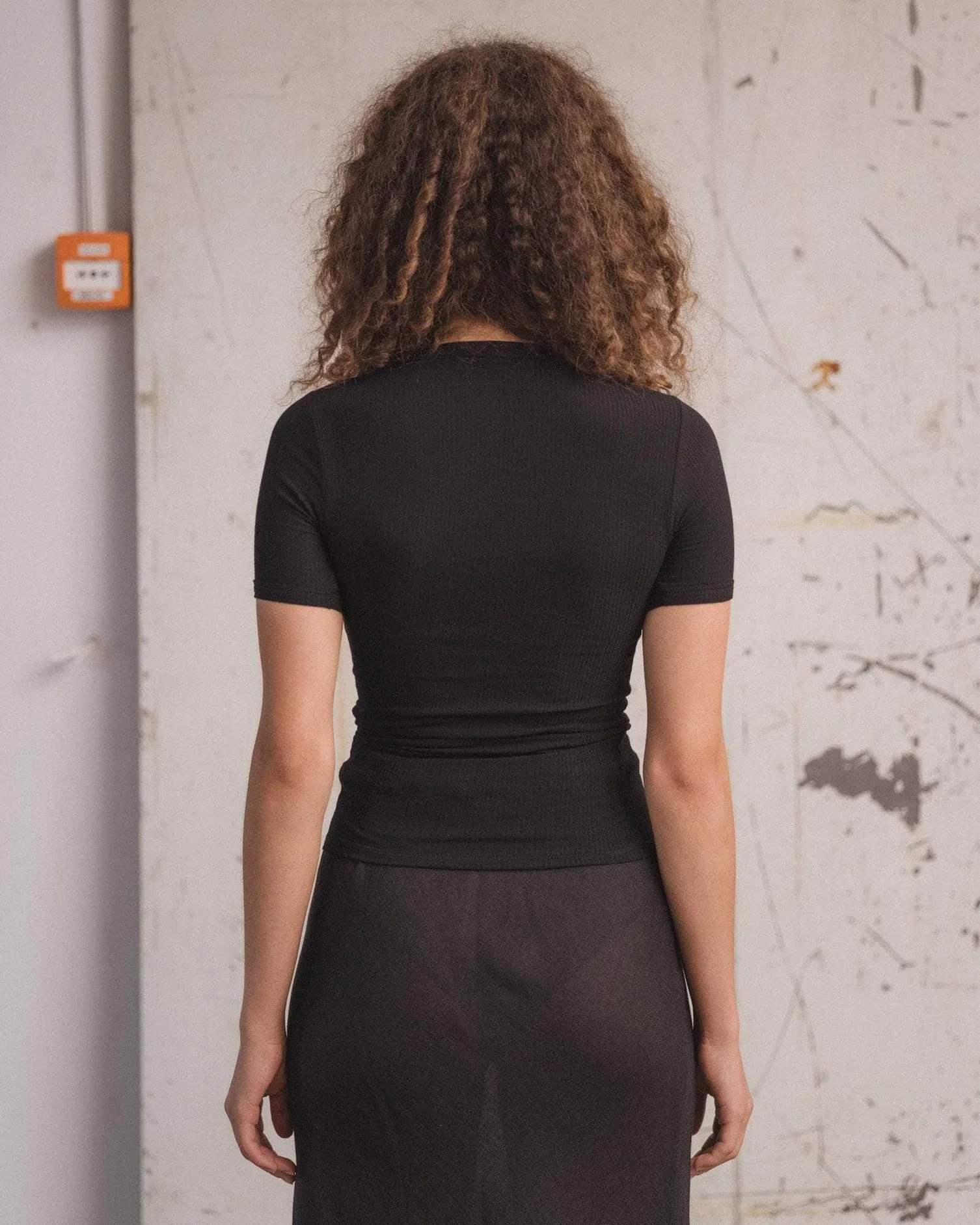 Heart Short Sleeve Tee | Black - Image 7